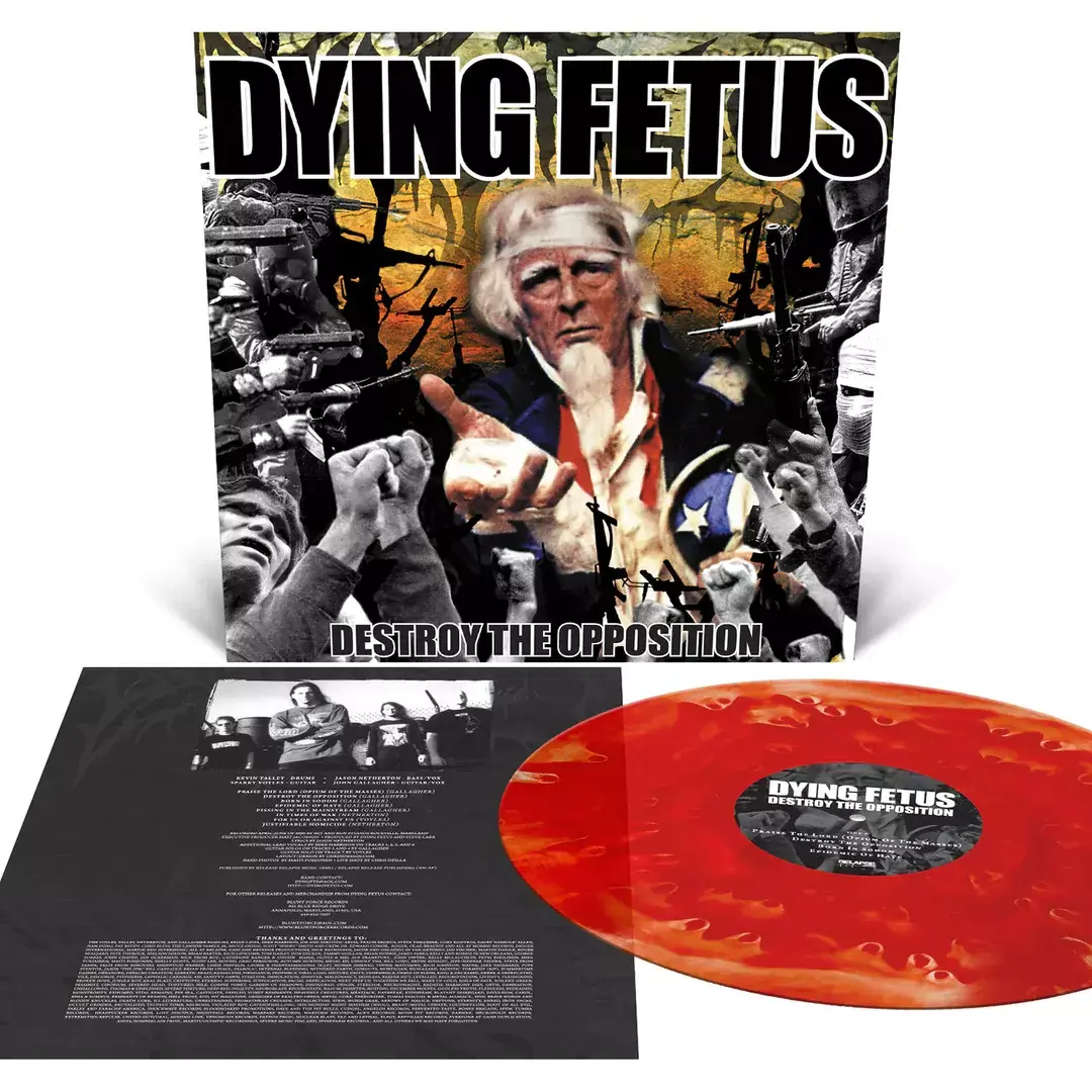 DYING FETUS - Destroy The Opposition · BLOODY RED CLOUDY EFFECT VINYL