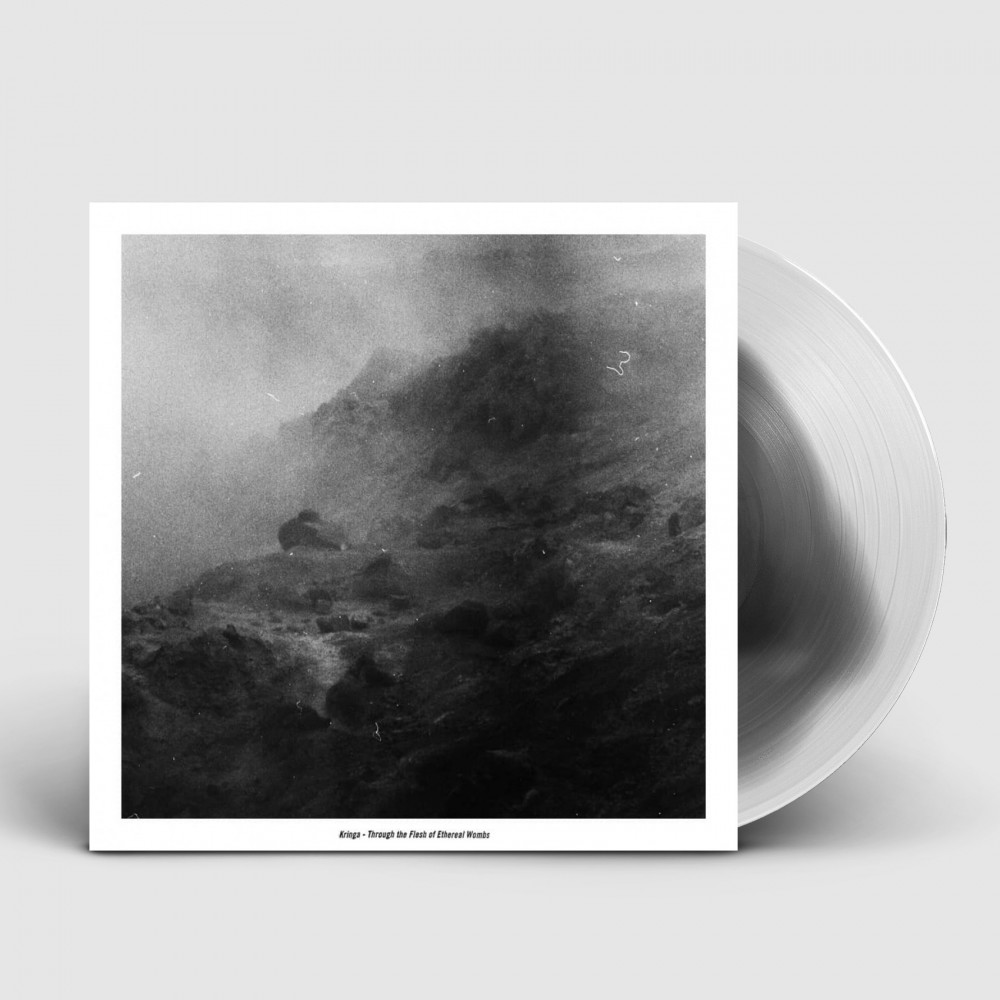 KRINGA - Through The Flesh Of Ethereal Wombs · BLACK/WHITE 10" VINYL KRINGA - Through The Flesh Of Ethereal Wombs · BLACK/WHITE 10" VINYL (Black Metal Vinyl)
