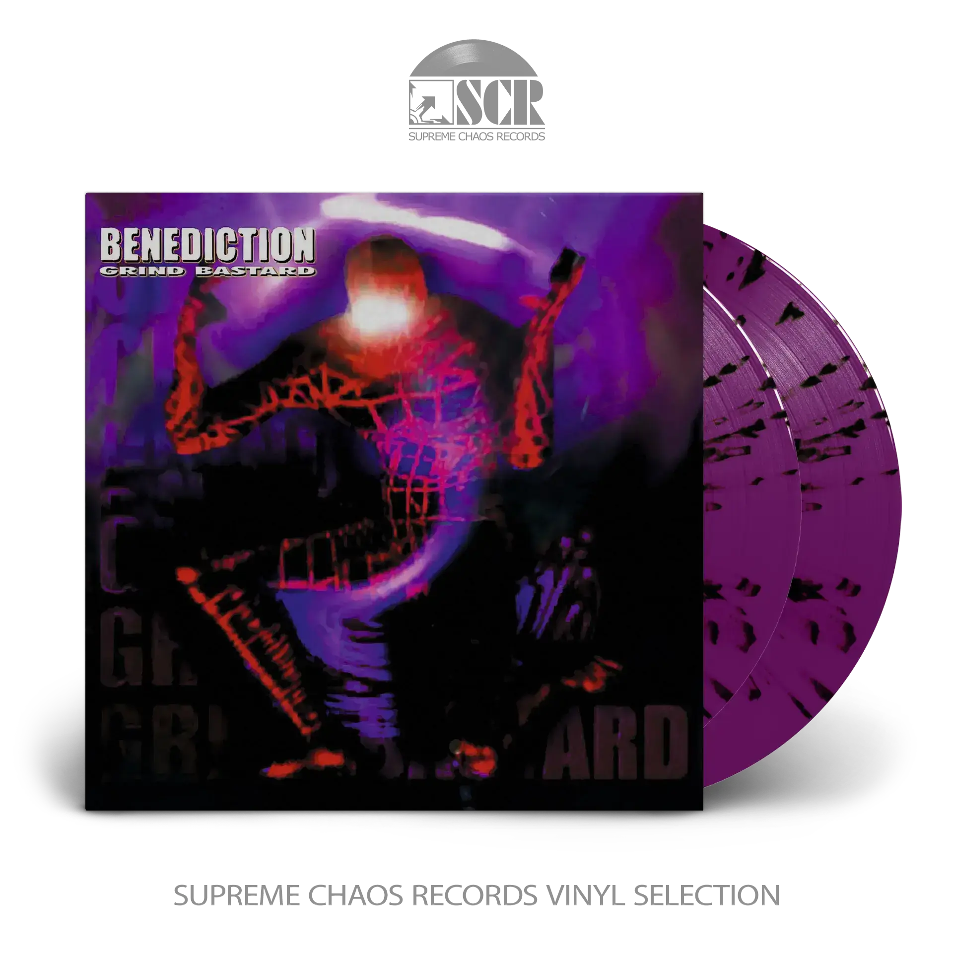 BENEDICTION · Grind Bastard | PURPLE/BLACK 2LP (Death Metal Vinyl)