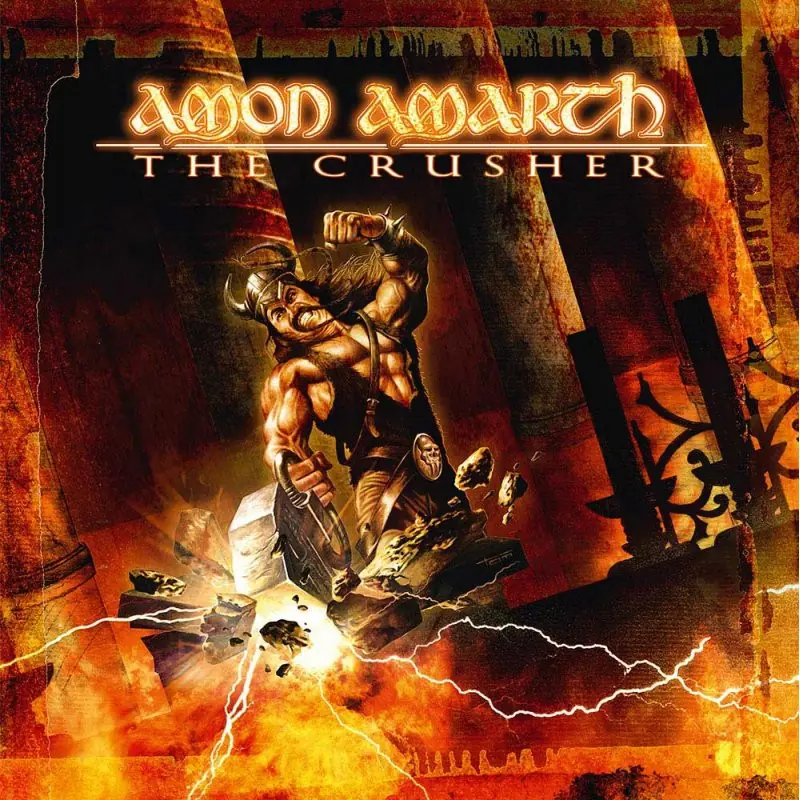 AMON AMARTH · The Crusher | BROWN BEIGE MARBLED LP · Picture 1 AMON AMARTH · The Crusher | BROWN BEIGE MARBLED LP (Melodic Death Metal/Viking Metal Vinyl) · Picture 1