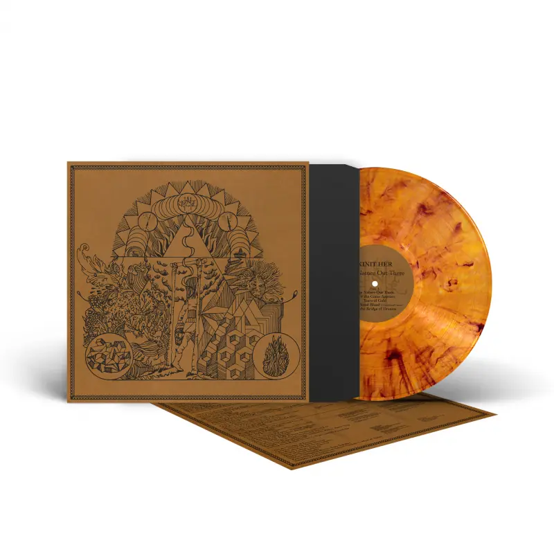 KINIT HER · The Nature Out There | AMBER/BLACK MARBLED LP KINIT HER · The Nature Out There | AMBER/BLACK MARBLED LP (Neofolk Vinyl)