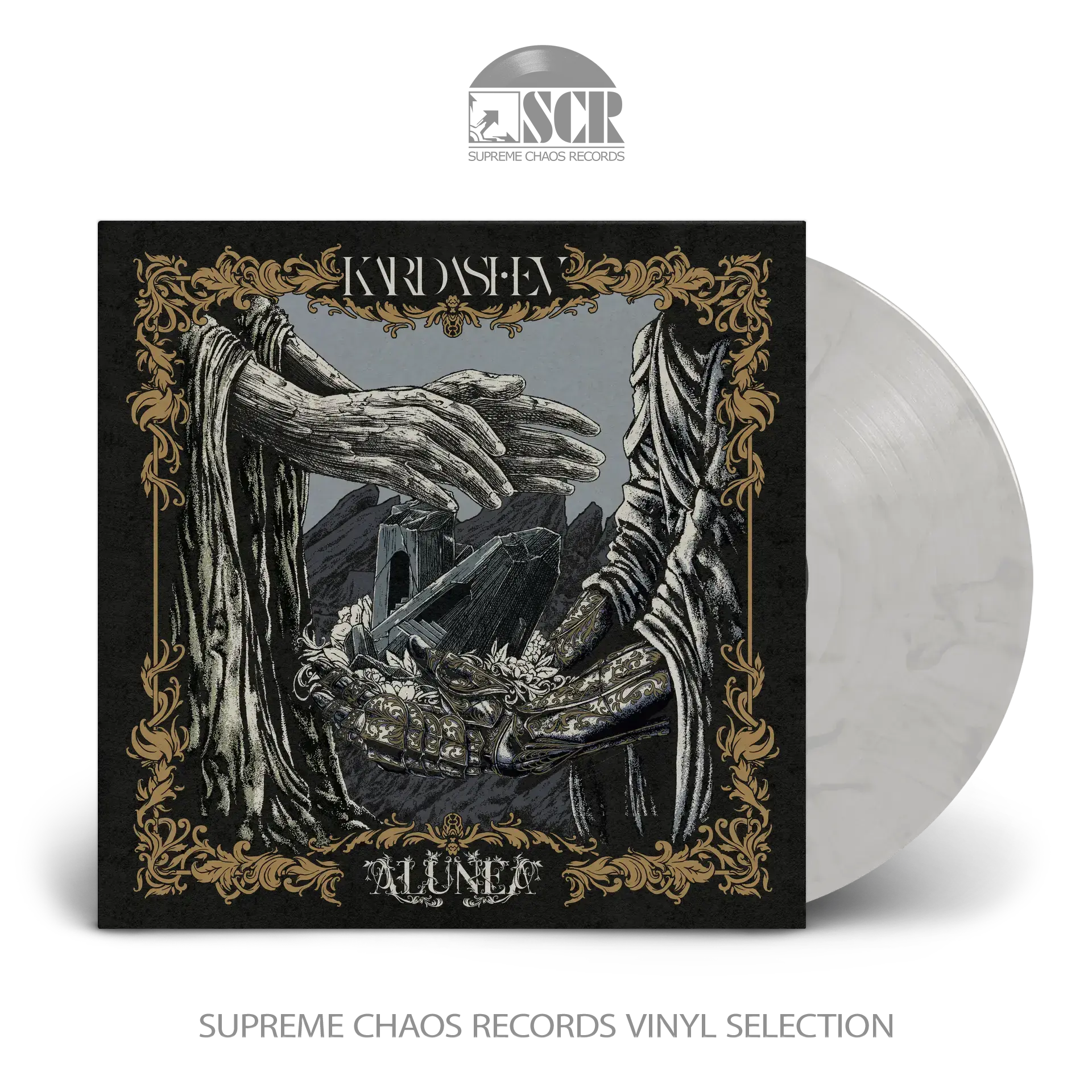 KARDASHEV · Alunea | WHITE/BLACK LP KARDASHEV · Alunea | WHITE/BLACK LP (Progressive Metal/Death Metal Vinyl)