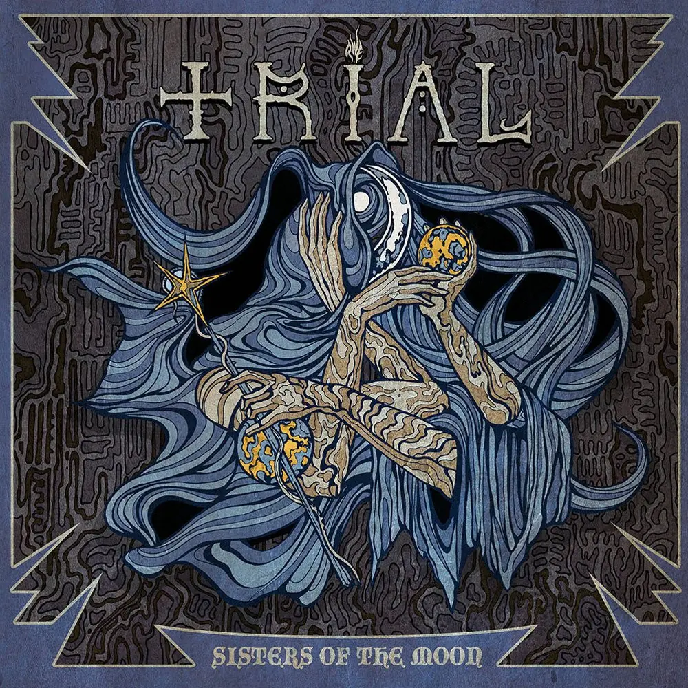 TRIAL - Sisters Of The Moon · GOLD 7" EP · Picture 1 TRIAL - Sisters Of The Moon · GOLD 7" EP (Heavy Metal Vinyl) · Picture 1