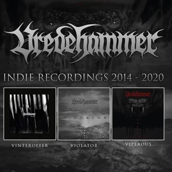 VREDEHAMMER - Indie Recordings 2014 - 2020 · 3CD BOXSET (Extreme Metal/Black Metal CDs)