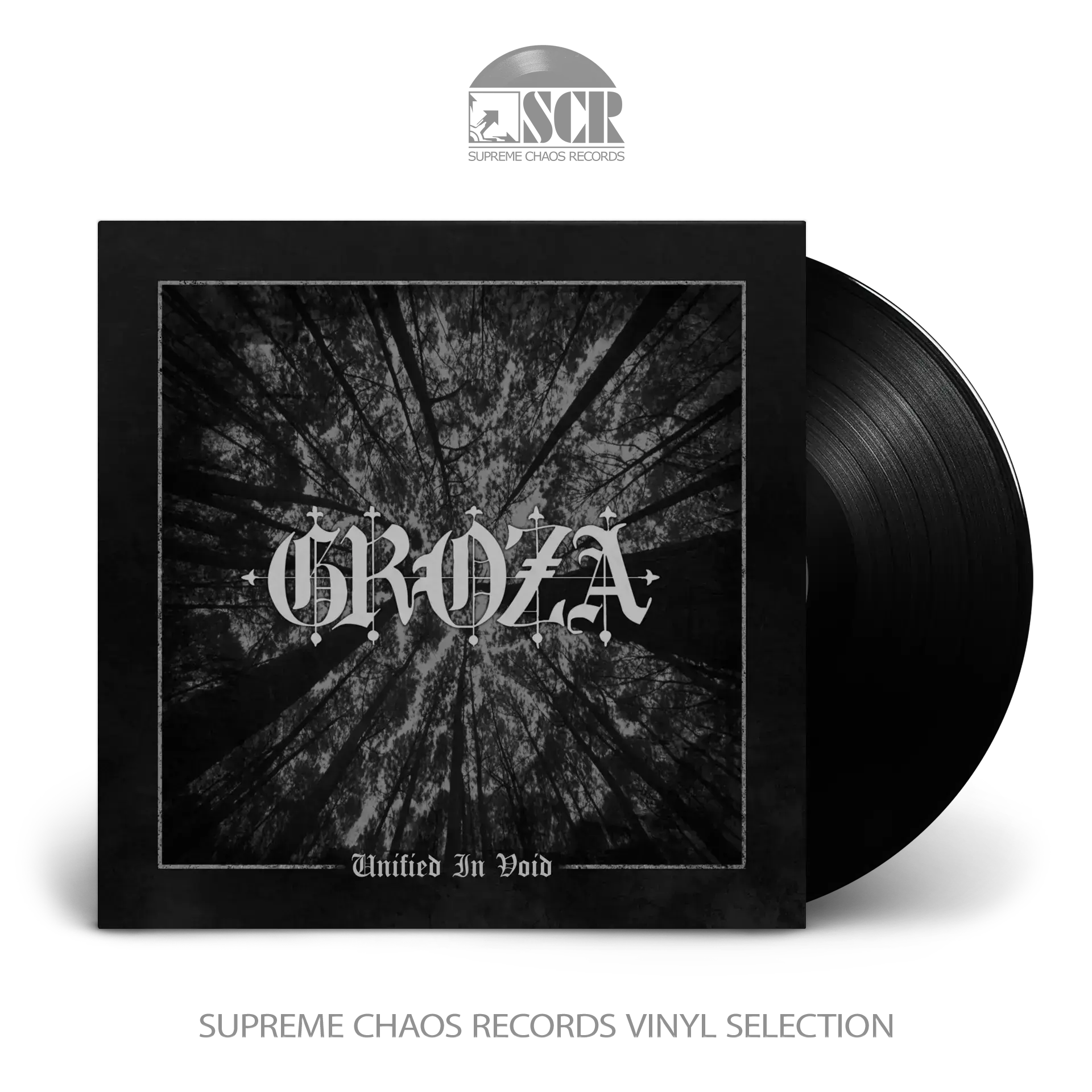 GROZA · Unified In Void (First Press) | BLACK LP GROZA · Unified In Void (First Press) | BLACK LP (Black Metal Vinyl)