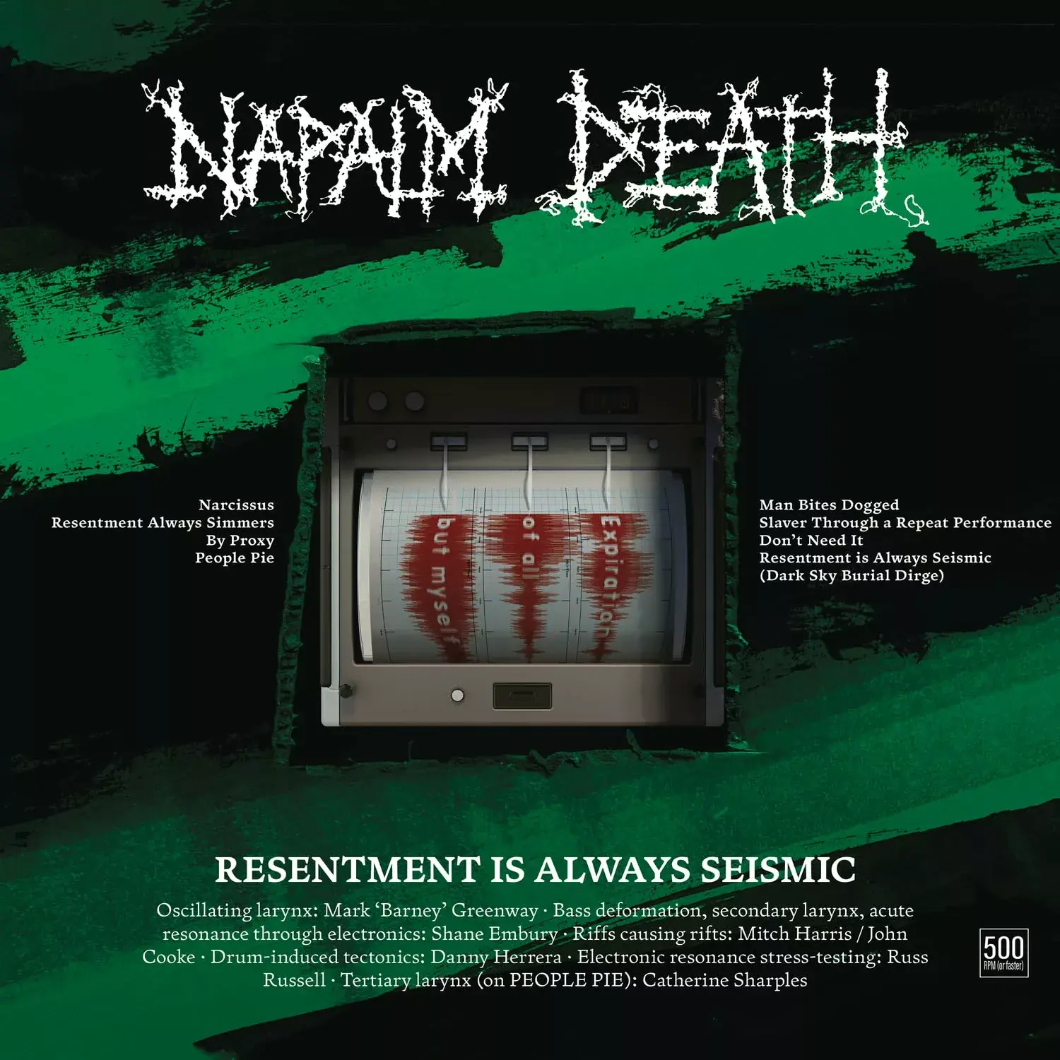 NAPALM DEATH · Resentment is Always Seismic - a final throw of Throes | CD NAPALM DEATH · Resentment is Always Seismic - a final throw of Throes | CD (Death Metal CDs)