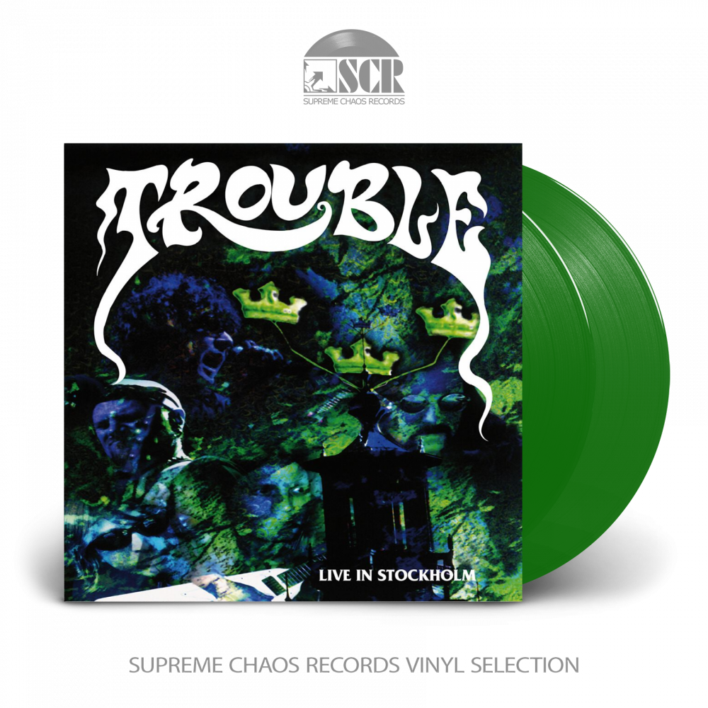 TROUBLE - Live In Stockholm · GREEN 2LP TROUBLE - Live In Stockholm · GREEN 2LP (Doom Metal Vinyl)