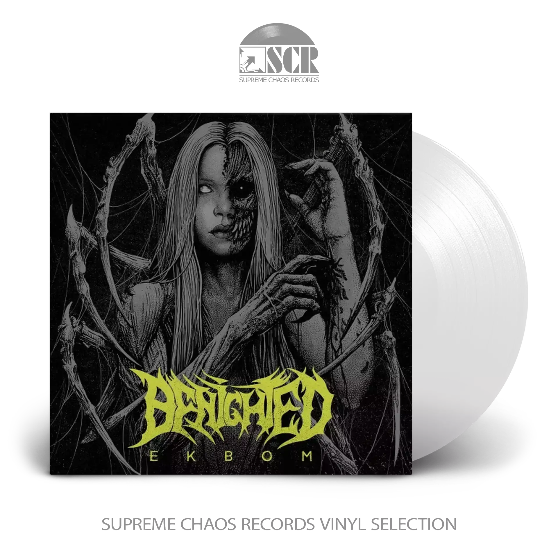 BENIGHTED · Ekbom | CRYSTAL CLEAR LP BENIGHTED · Ekbom | CRYSTAL CLEAR LP (Death Metal/Grindcore Vinyl)