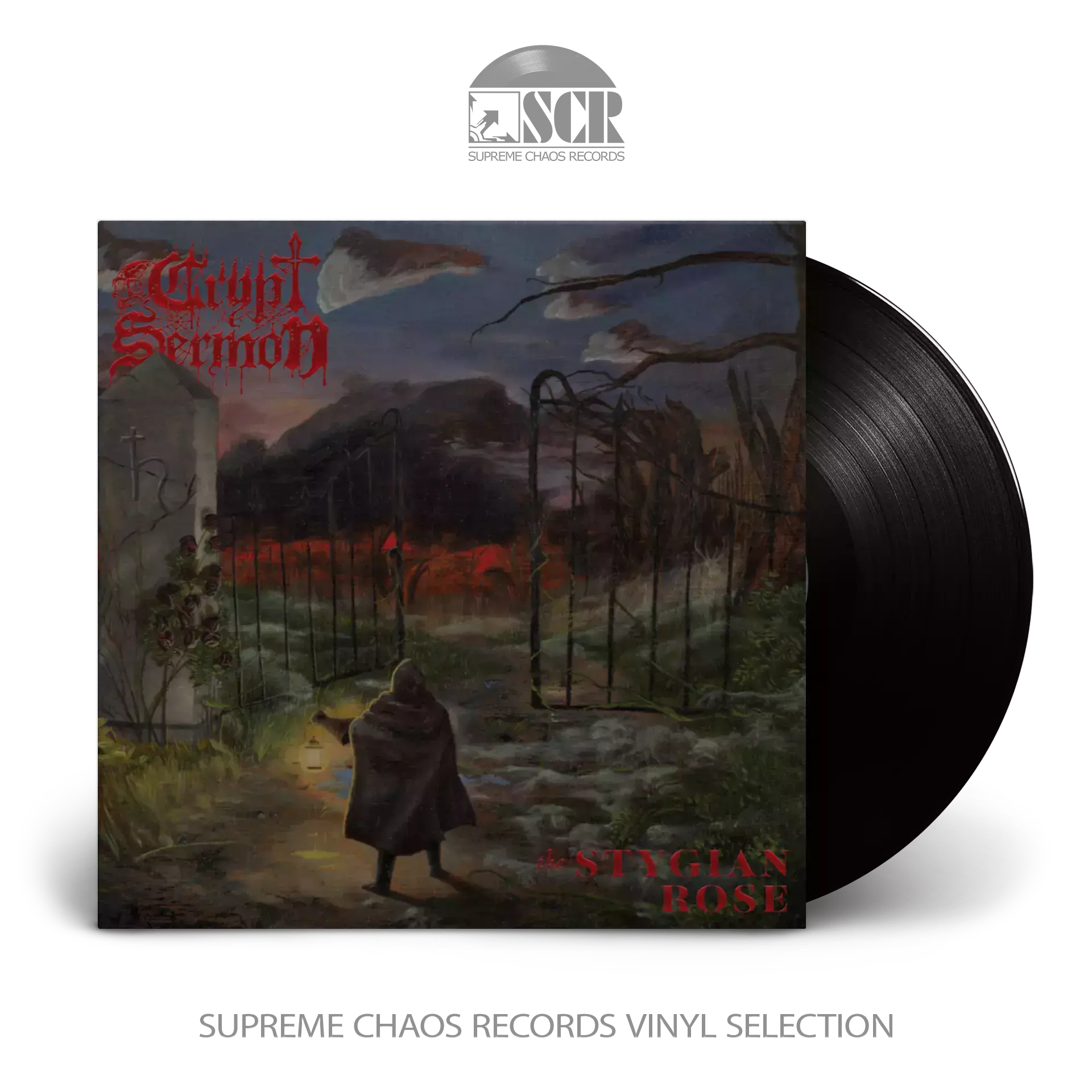 CRYPT SERMON - The Stygian Rose · BLACK LP (Doom Metal Vinyl)