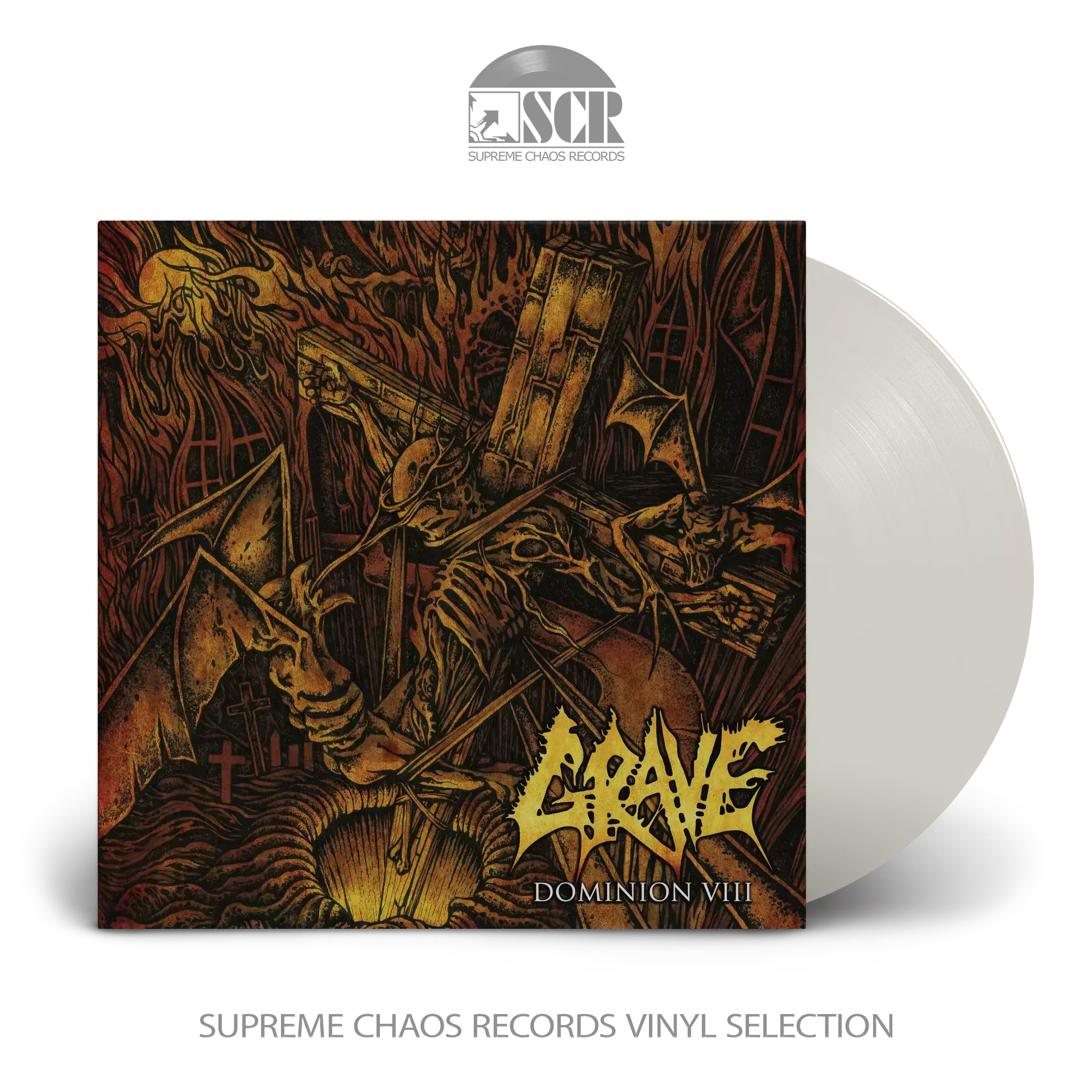 GRAVE · Dominion VIII (Re-Issue 2019) | CLEAR LP (Death Metal Vinyl)