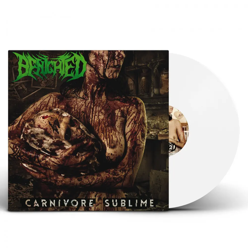 BENIGHTED · Carnivore Sublime | WHITE LP BENIGHTED · Carnivore Sublime | WHITE LP (Death Metal Vinyl)