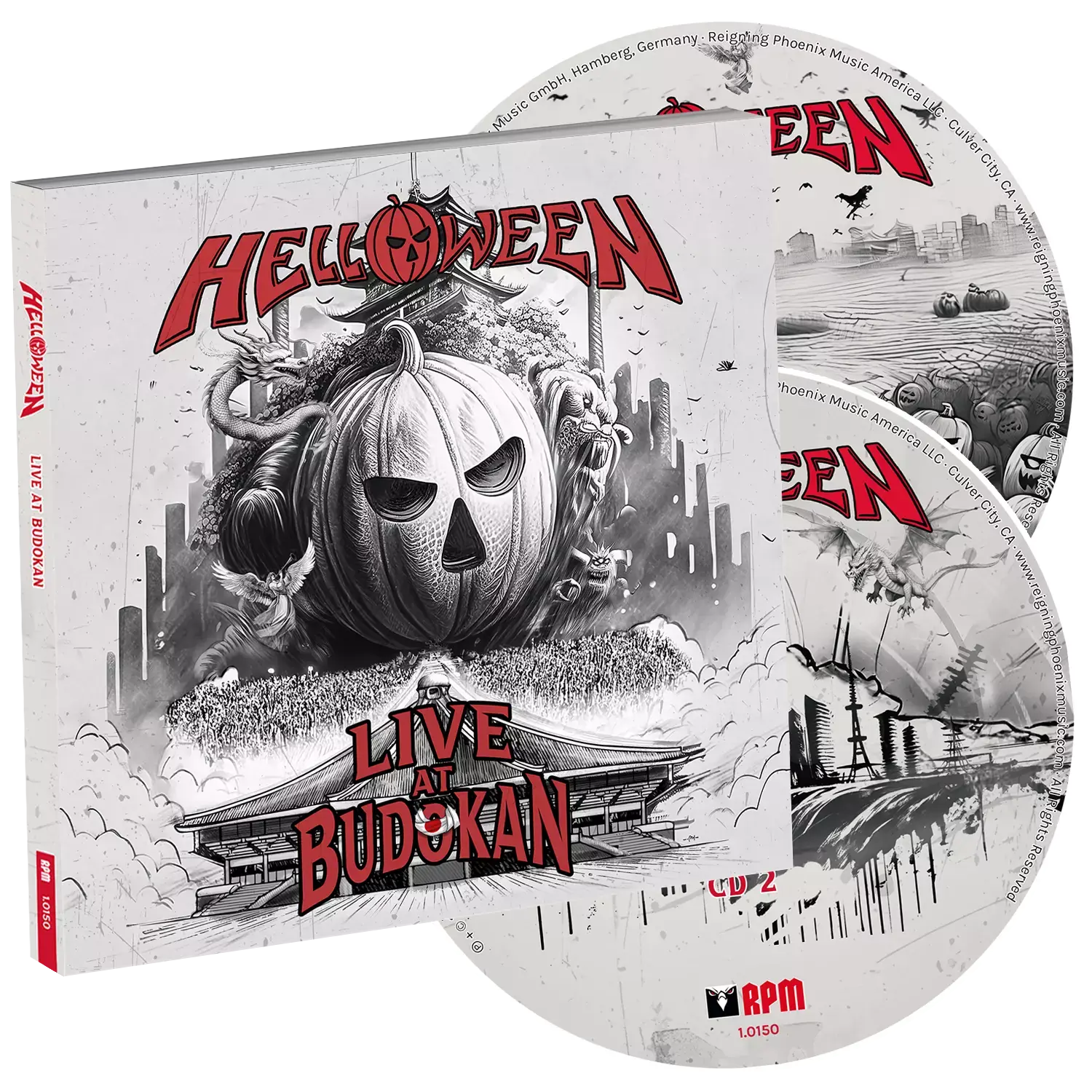 HELLOWEEN - Live At Budokan · 2CD DIGIPAK (Power Metal CDs)
