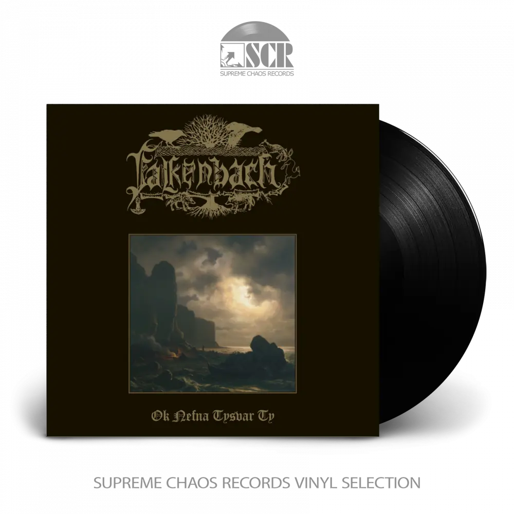 FALKENBACH · Ok nefna tysvar Ty | BLACK LP FALKENBACH · Ok nefna tysvar Ty | BLACK LP (Black Metal/Folk Vinyl)