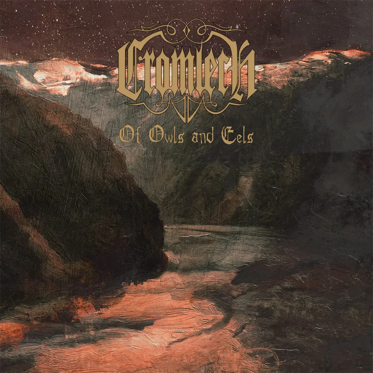 CROMLECH - Of Owls And Eels · ORANGE LP (Black Metal Vinyl) · Picture 1