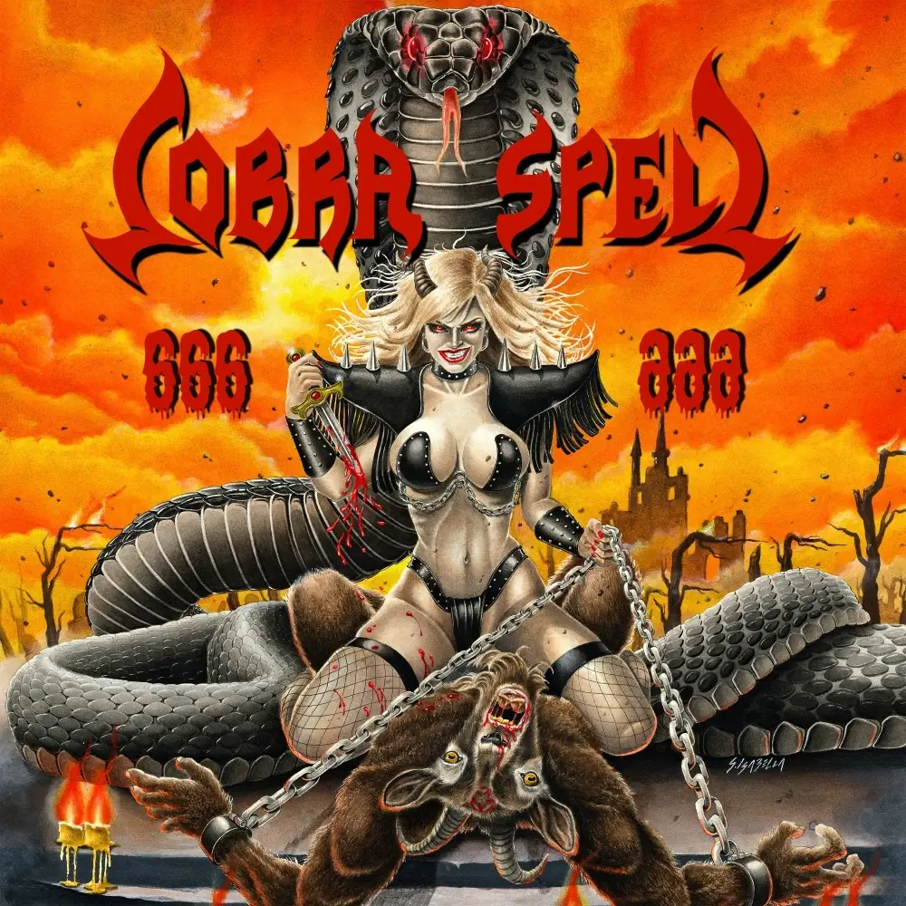 COBRA SPELL · 666 | BLACK LP (Glam Metal Vinyl) · Picture 1
