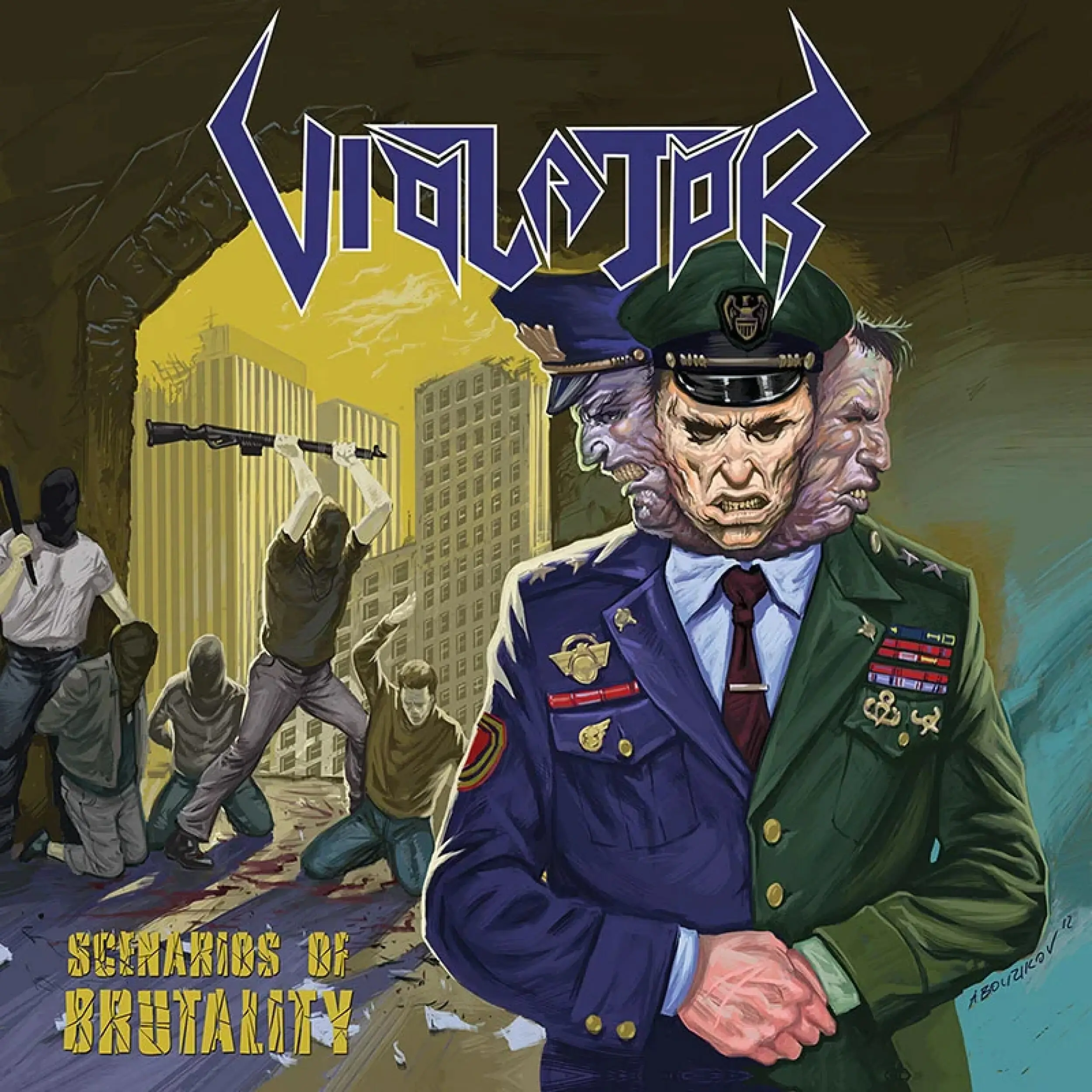 VIOLATOR · Scenarios Of Brutality | BLACK LP (Thrash Metal Vinyl) · Picture 1