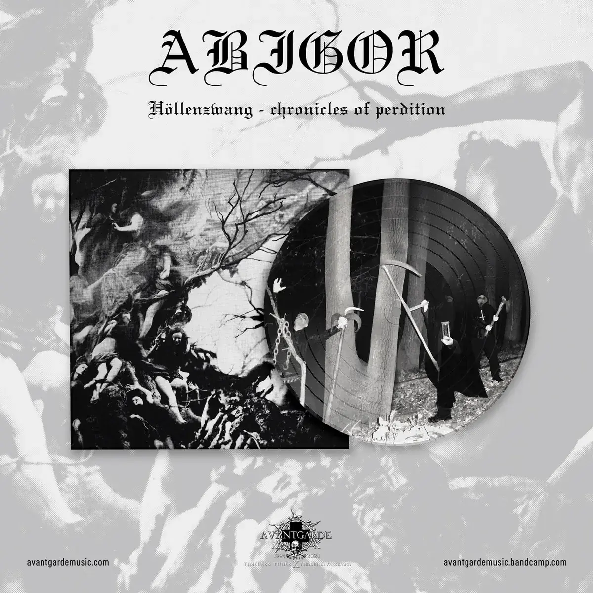 ABIGOR - Höllenzwang, The Chronicles Of Perdition · PICTURE DISC LP (Black Metal Vinyl)