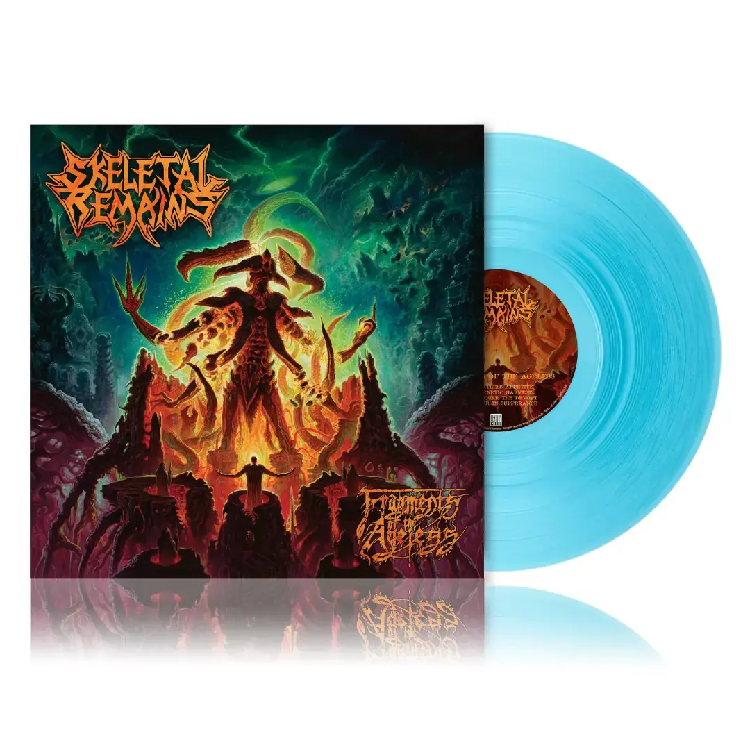 SKELETAL REMAINS - Fragments of the Ageless · TRANSPARENT LIGHT BLUE LP SKELETAL REMAINS - Fragments of the Ageless · TRANSPARENT LIGHT BLUE LP (Death Metal Vinyl)