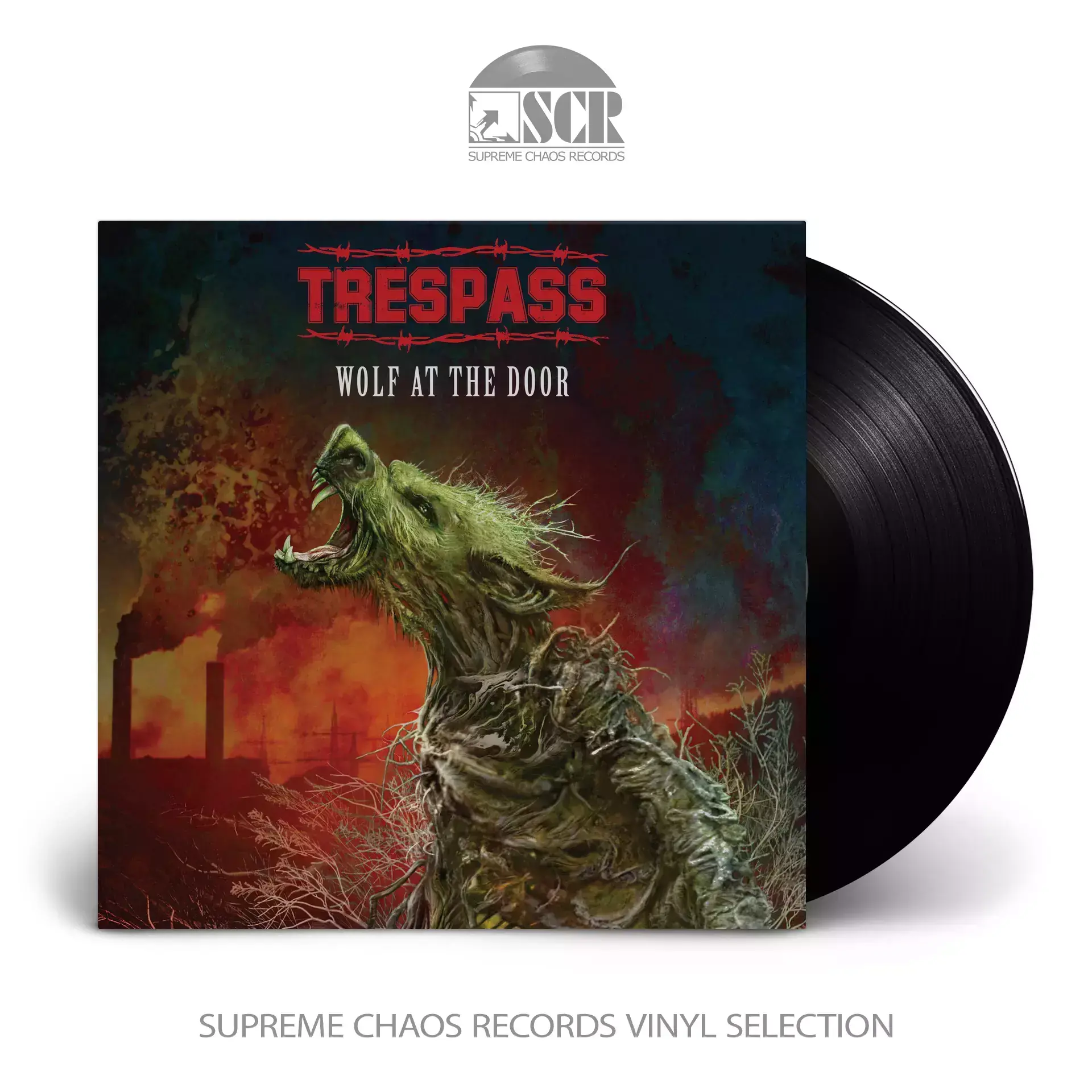 TRESPASS · Wolf At The Door | BLACK LP TRESPASS · Wolf At The Door | BLACK LP (Heavy Metal Vinyl)