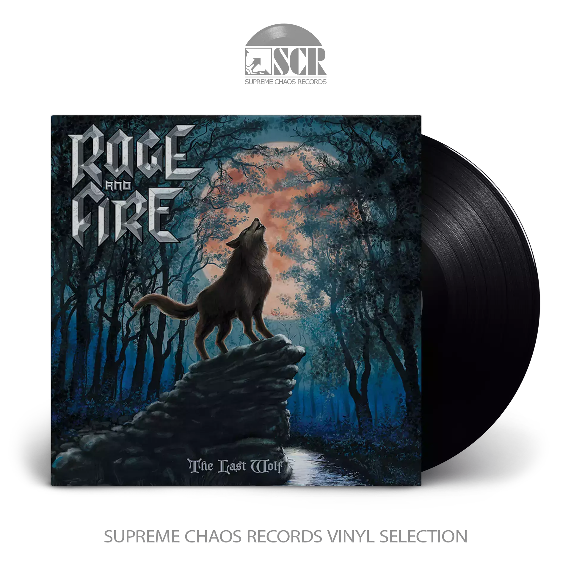 RAGE AND FIRE · The Last Wolf | BLACK LP (Heavy Metal Vinyl)