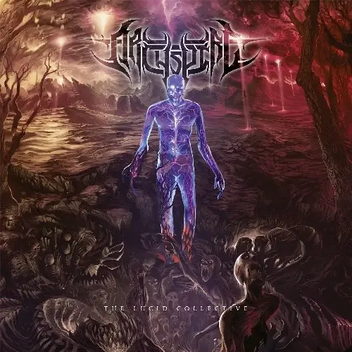 ARCHSPIRE · The Lucid Collective | TRANSPARENT RED/BLACK MARBLED LP (Death Metal/Progressive Metal Vinyl) · Picture 1