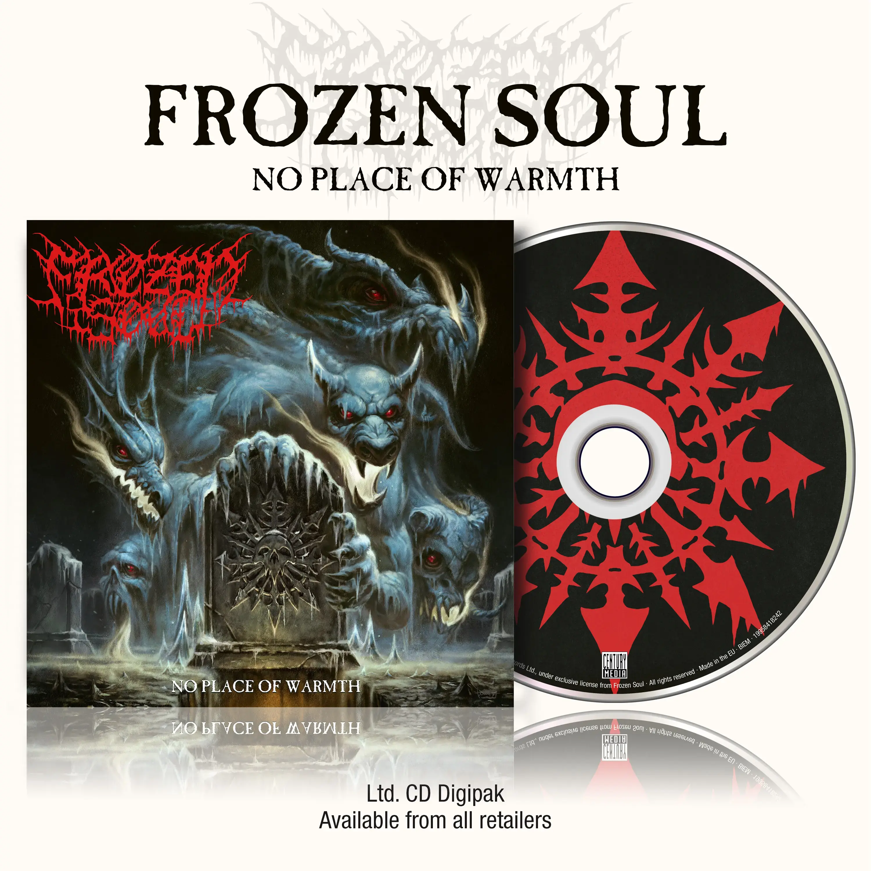 FROZEN SOUL · No Place Of Warmth | DIGIPAK CD (Death Metal CDs) · Picture 2