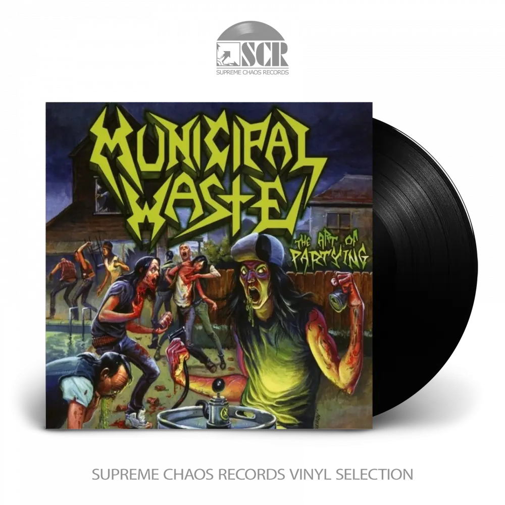 MUNICIPAL WASTE - The Art Of Partying · BLACK LP (Thrash Metal Vinyl)