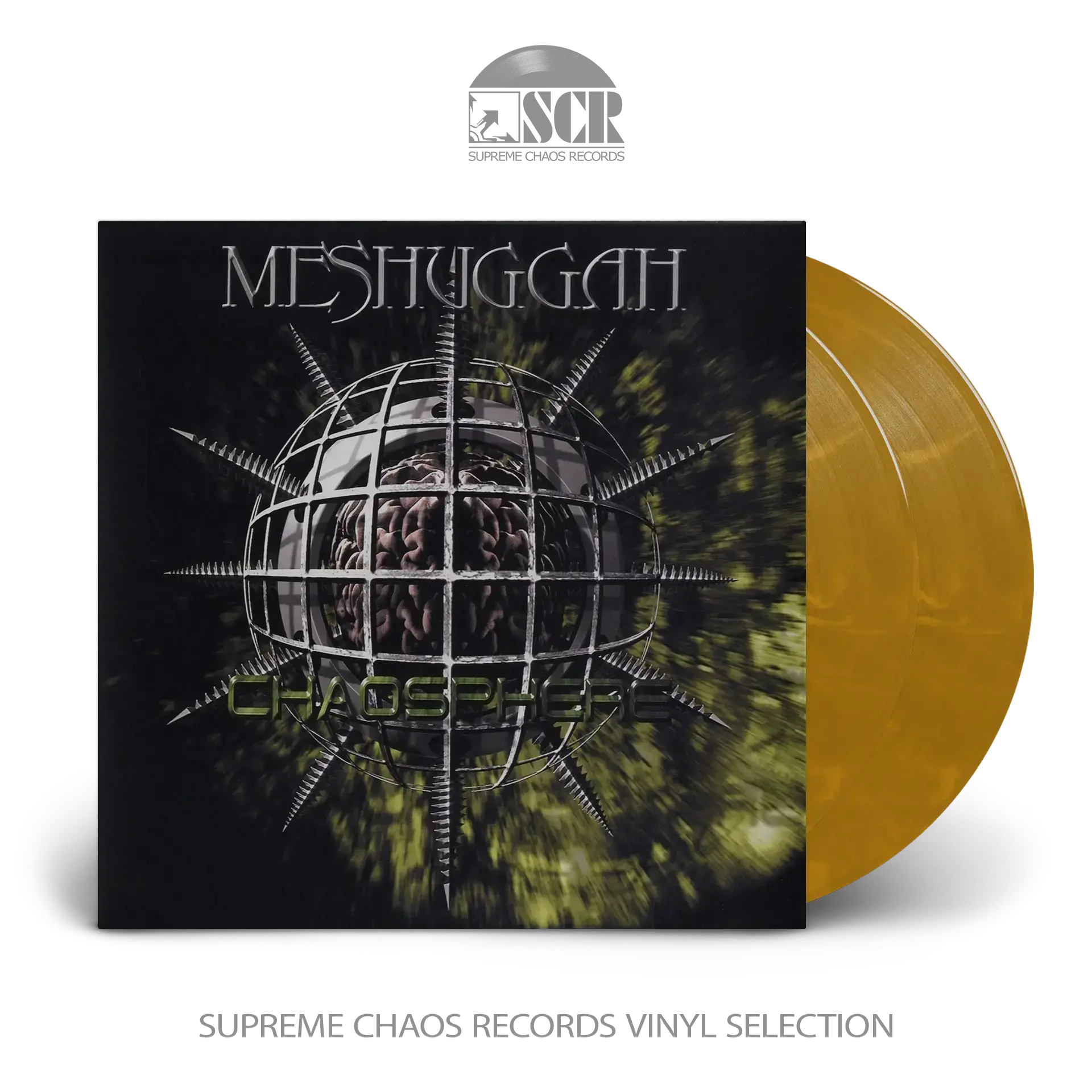 MESHUGGAH · Chaosphere (25th Anniversary Edition) | WHITE/ORANGE/BLACK MARBLED DOUBLE VINYL (Progressive Metal/Death Metal Vinyl)