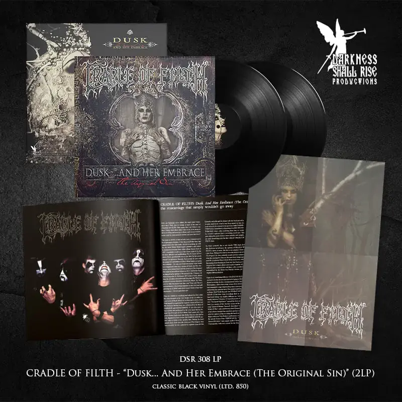 CRADLE OF FILTH · Dusk And Her Embrace (The Original Sin) | BLACK 2LP (Gothic Metal/Black Metal Vinyl) · Picture 2