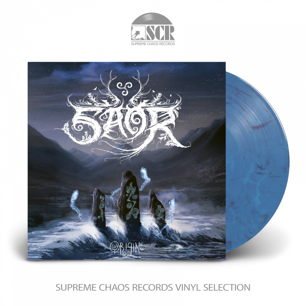 SAOR - Origins · CLEAR/BLUE/RED LP (Black Metal Vinyl)