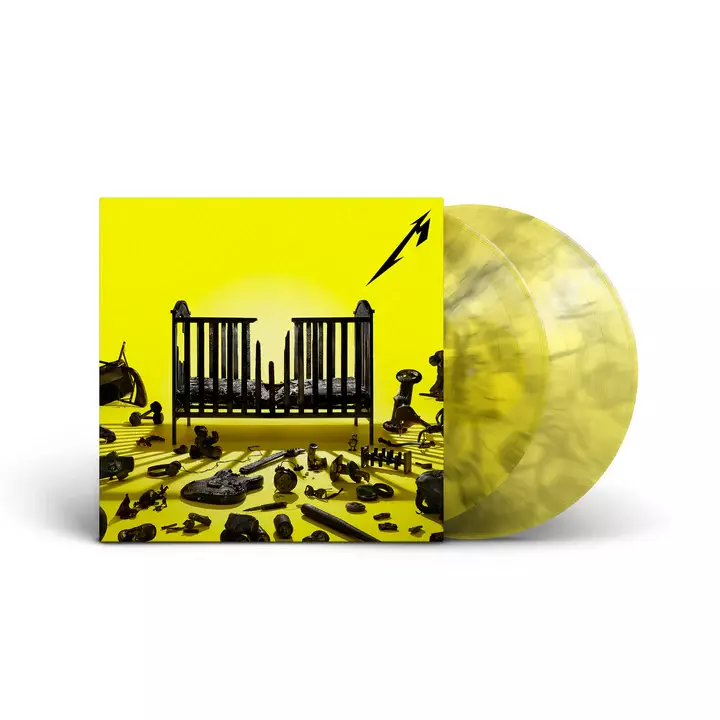 METALLICA - 72 Seasons · YELLOW/BLACK MARBLED DLP (Heavy Metal Vinyl)