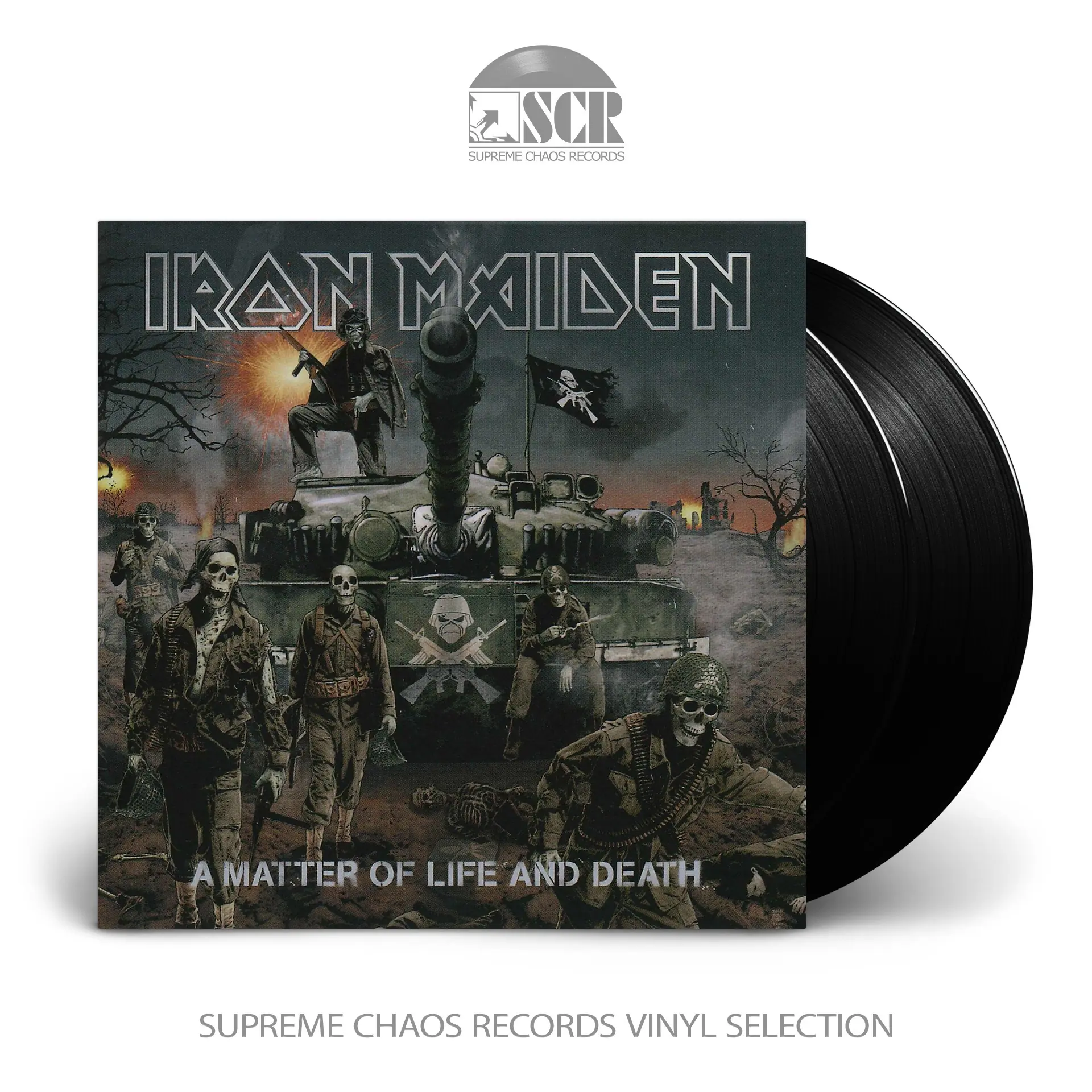 IRON MAIDEN · A Matter Of Life And Death | BLACK 2LP IRON MAIDEN · A Matter Of Life And Death | BLACK 2LP (Heavy Metal Vinyl)