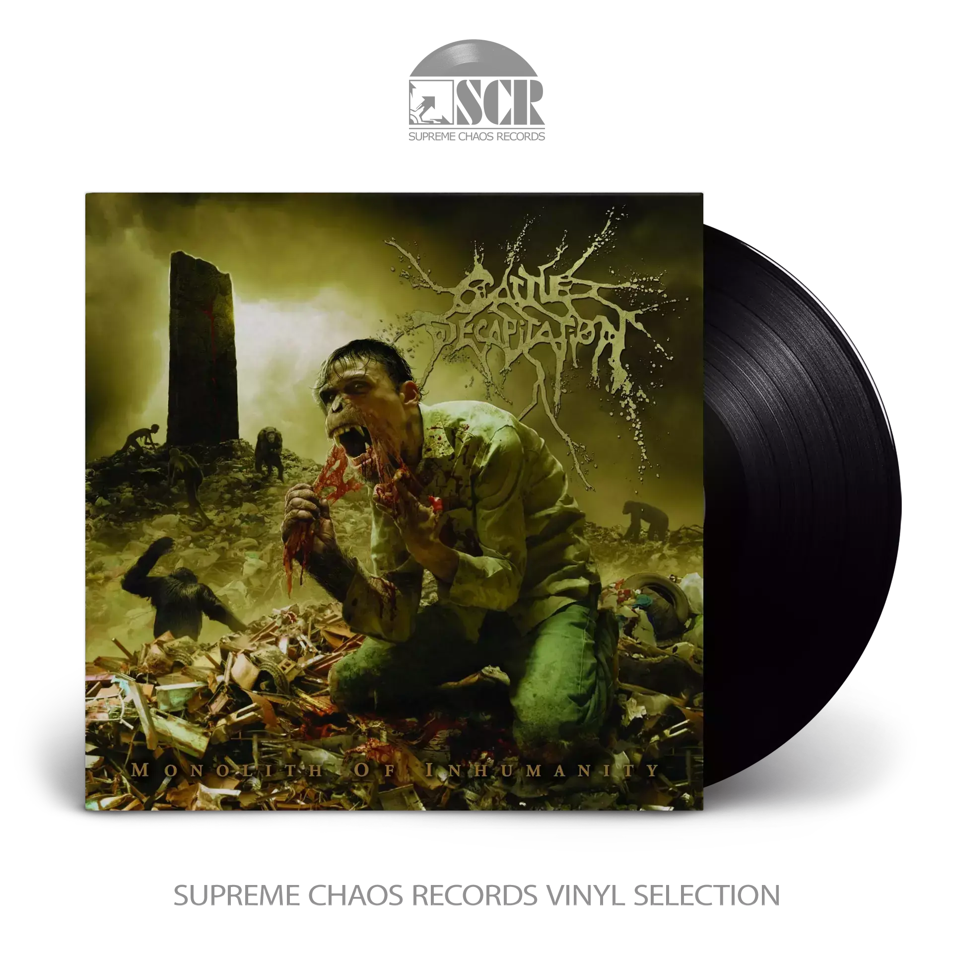 CATTLE DECAPITATION - Monolith of Inhumanity · BLACK LP CATTLE DECAPITATION - Monolith of Inhumanity · BLACK LP (Death Metal Vinyl)