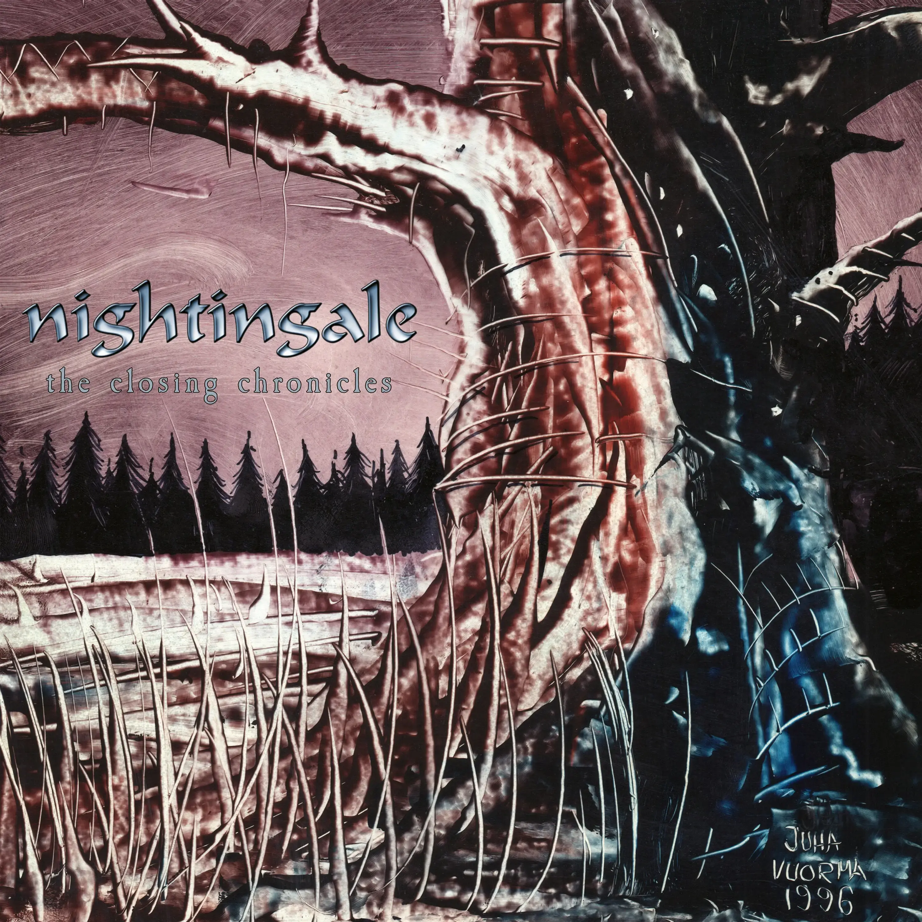 NIGHTINGALE · The Closing Chronicles | TRANSPARENT BLUE LP (Progressive Rock Vinyl) · Picture 1