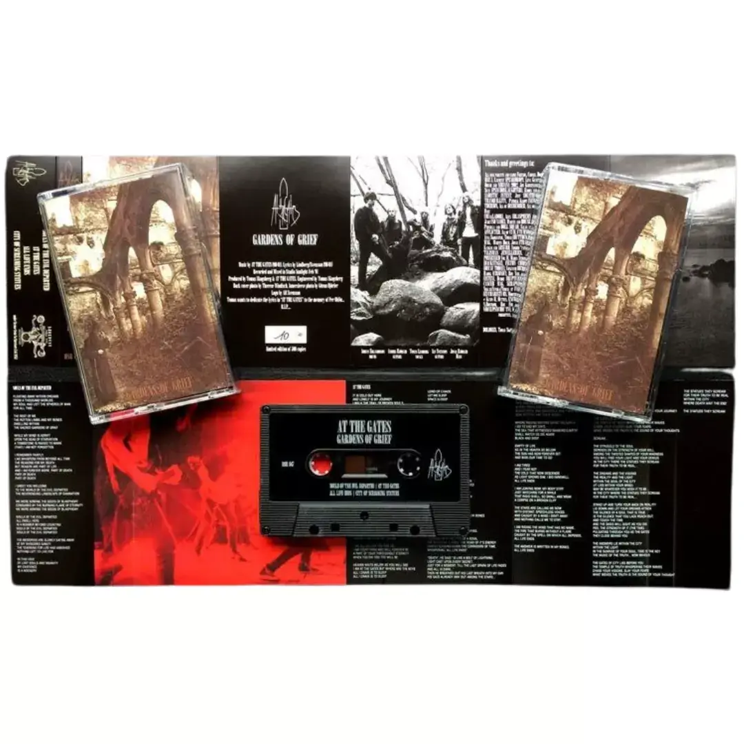 AT THE GATES - Gardens Of Grief · BLACK TAPE AT THE GATES - Gardens Of Grief · BLACK TAPE (Death Metal Tapes)