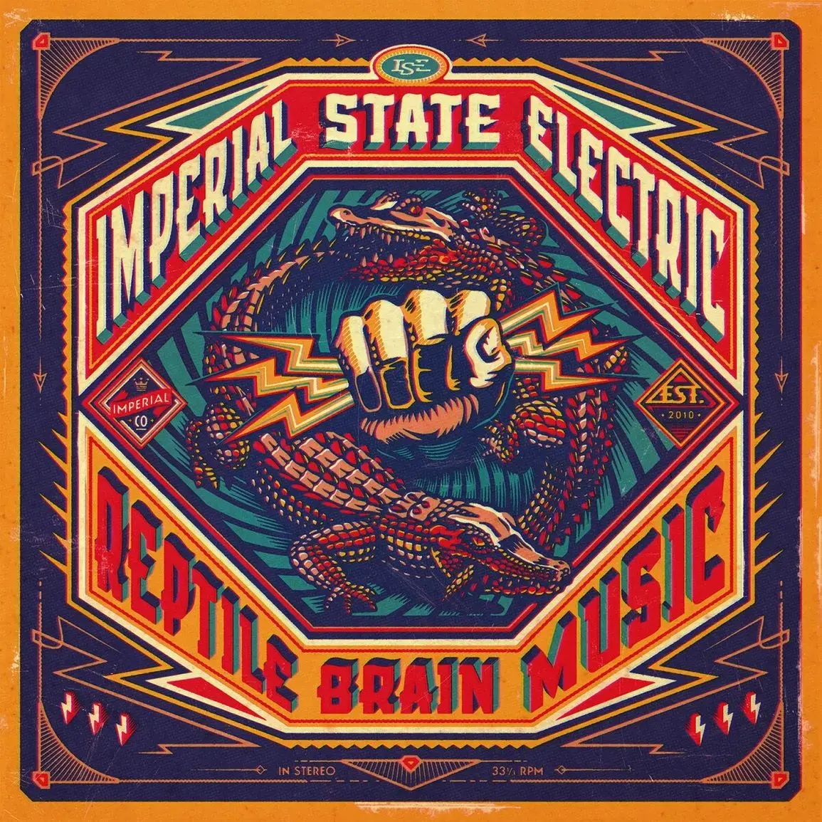 IMPERIAL STATE ELECTRIC · Reptile Brain Music | VIOLET LP (Hard Rock Vinyl) · Picture 1