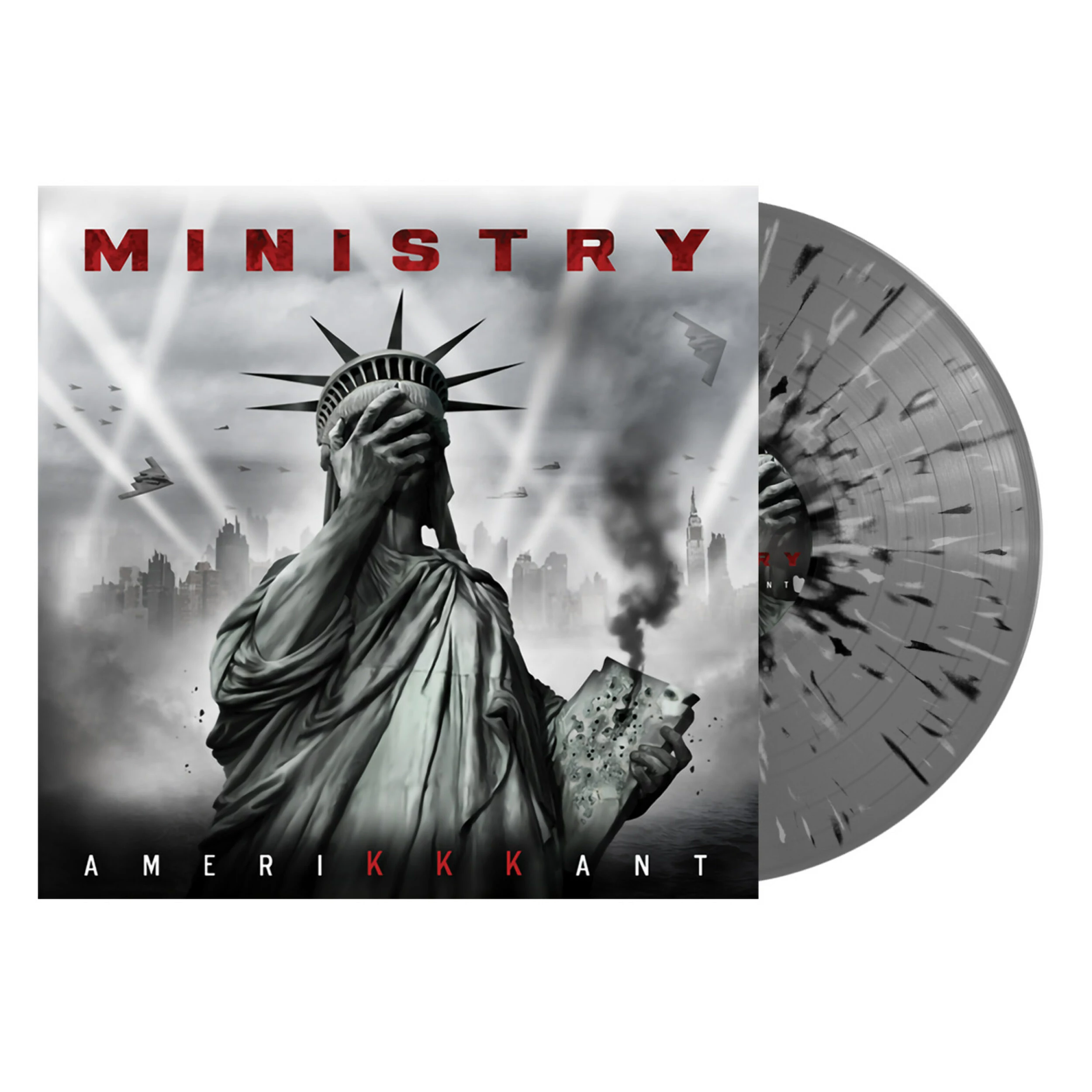 MINISTRY - AmeriKKKant [GREY/BLACK/WHITE SPLATTER LP]