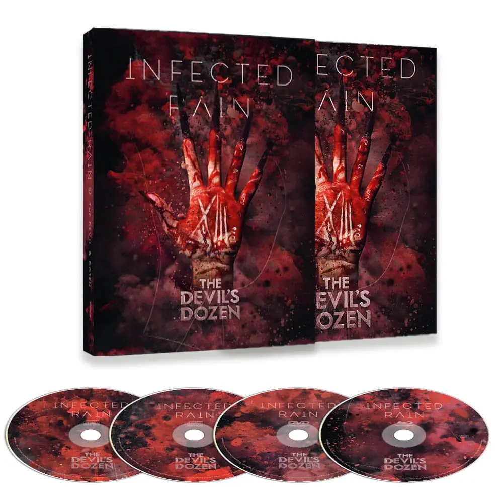 INFECTED RAIN · The Devil's Dozen [A5 DIGI] | DCD/DVD/BLURAY (Progressive Metal CDs)