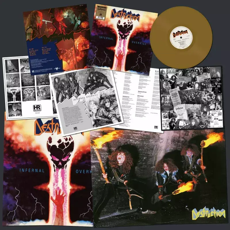 DESTRUCTION - Infernal Overkill · GOLD LP 1