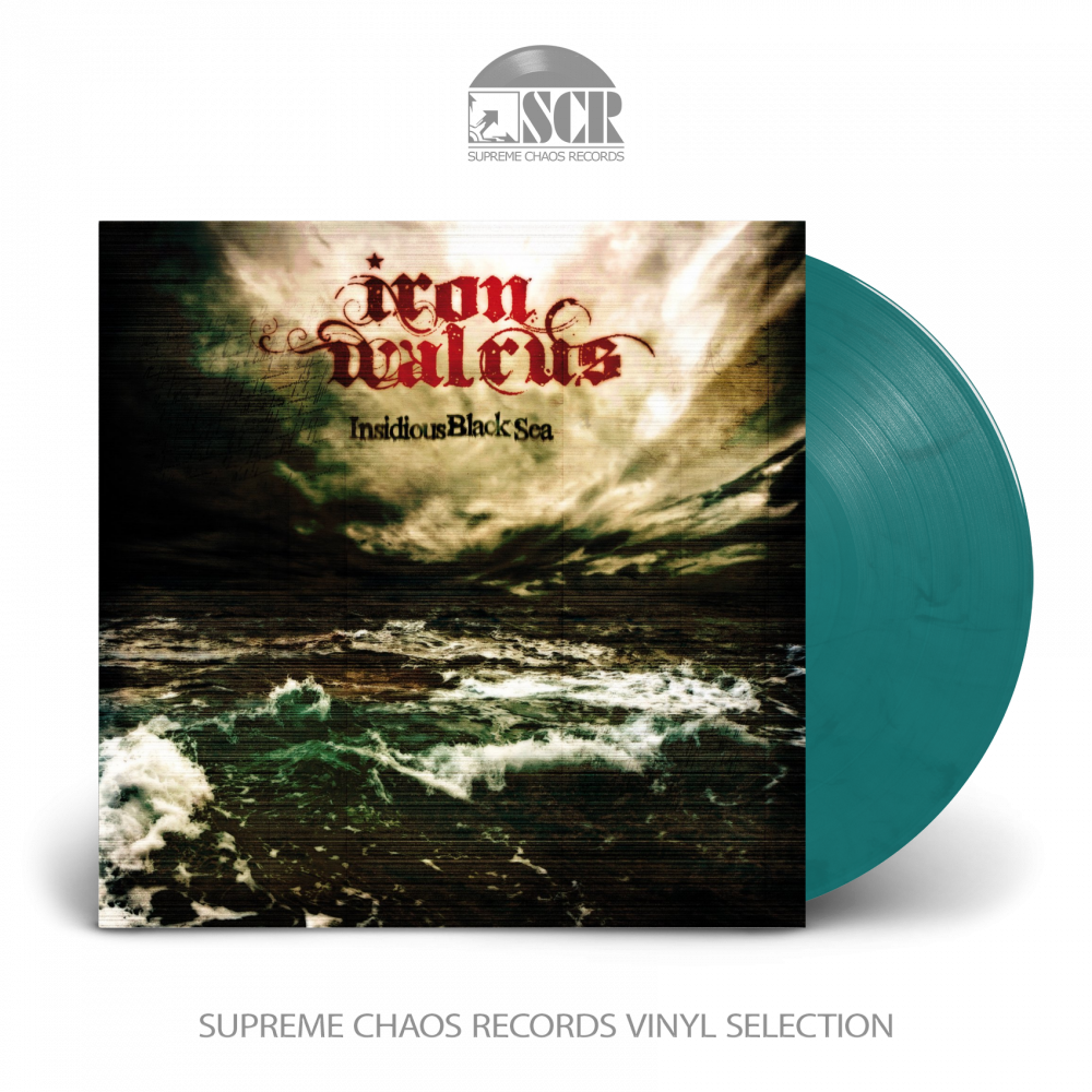 IRON WALRUS · Insidious Black Sea | CLEAR/BLUE LP (Sludge Vinyl)