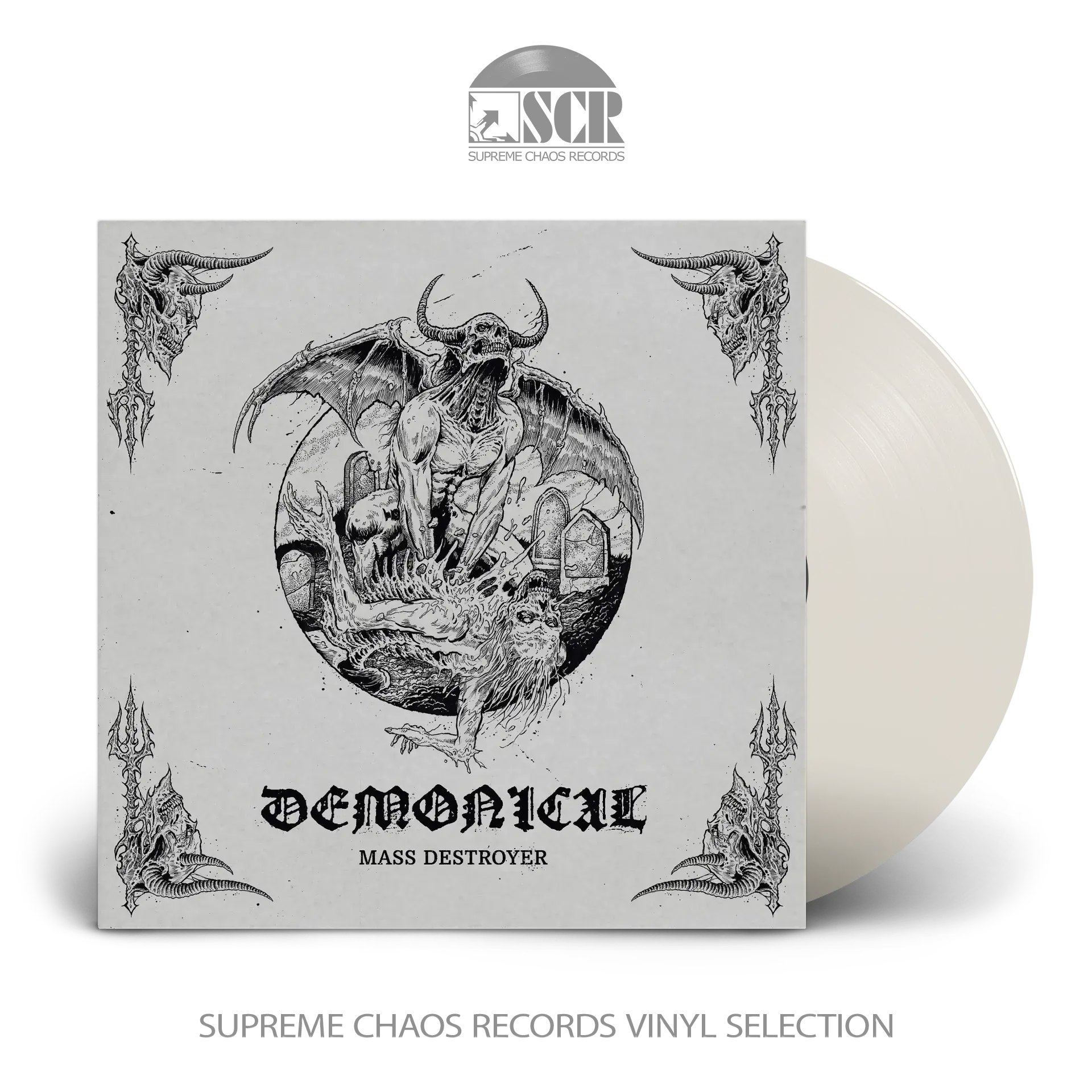 DEMONICAL - Mass Destroyer · CLEAR LP DEMONICAL - Mass Destroyer · CLEAR LP (Death Metal Vinyl)