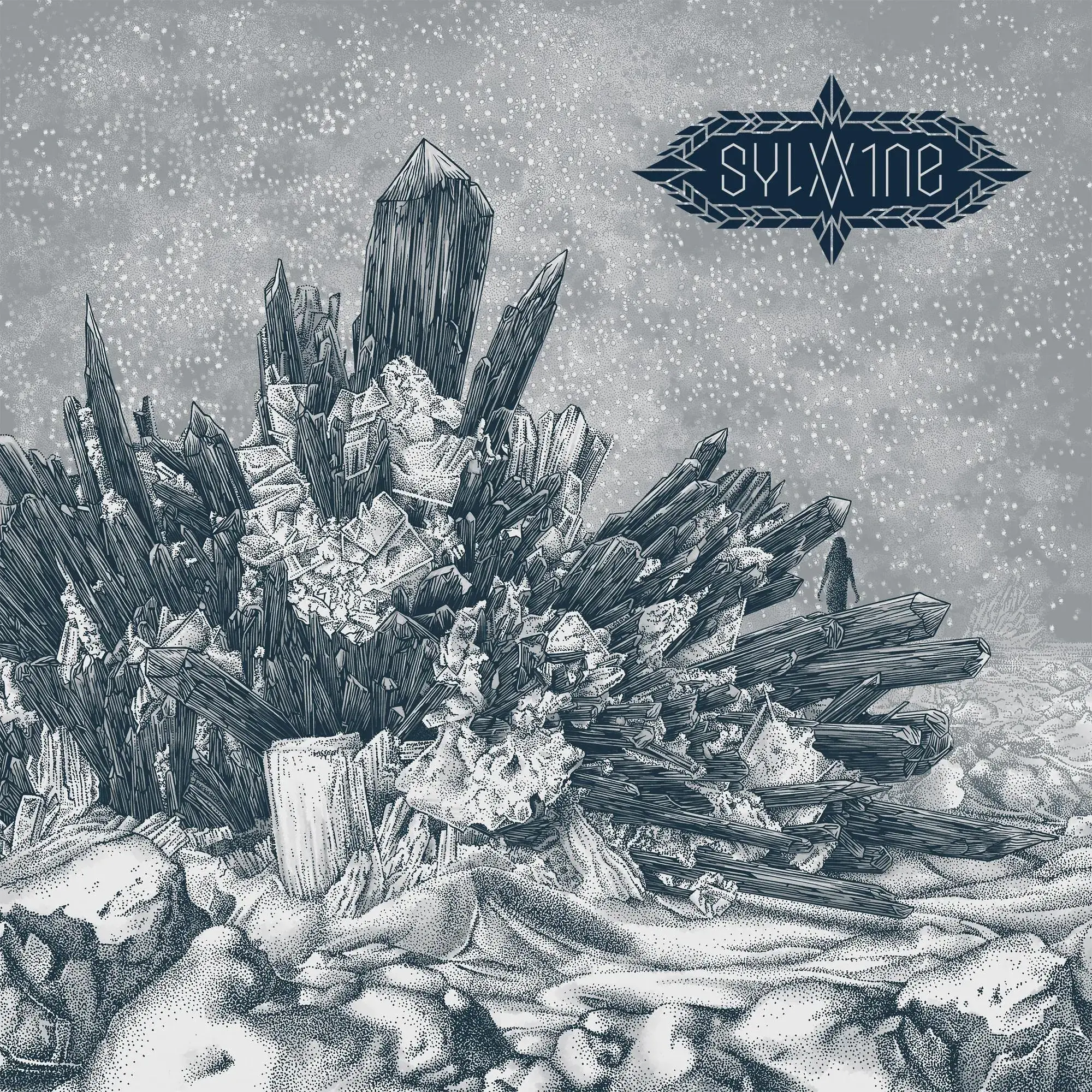 SYLVAINE · Atoms Aligned, Coming Undone | SPLATTER LP (Post Metal/Black Metal Vinyl) · Picture 1