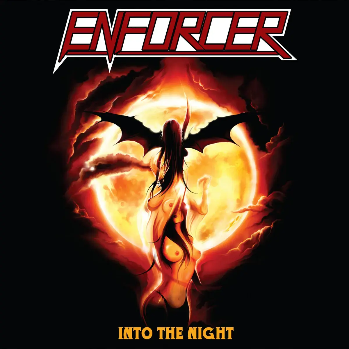 ENFORCER - Into The Night · BLUE/BLACK LP (Heavy Metal Vinyl) · Picture 1