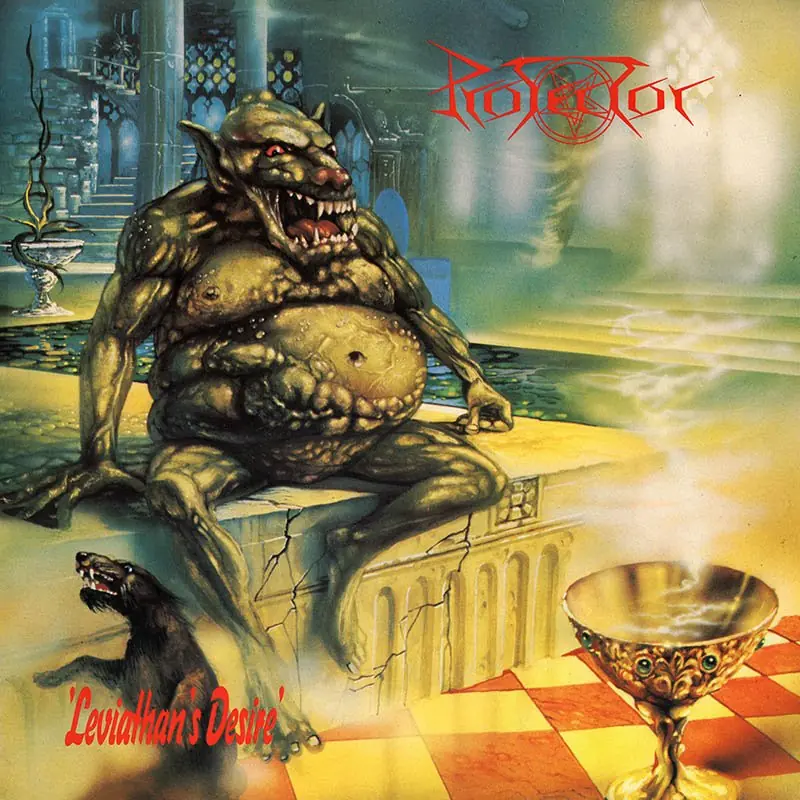 PROTECTOR - Leviathan's Desire · CLEAR/YELLOW LP (Thrash Metal/Death Metal Vinyl) · Picture 1