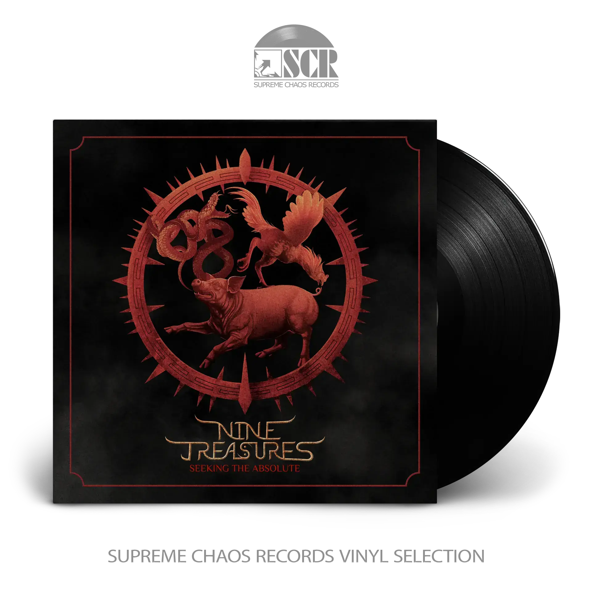 NINE TREASURES · Seeking The Absolute | BLACK LP NINE TREASURES · Seeking The Absolute | BLACK LP (Heavy Metal Vinyl)