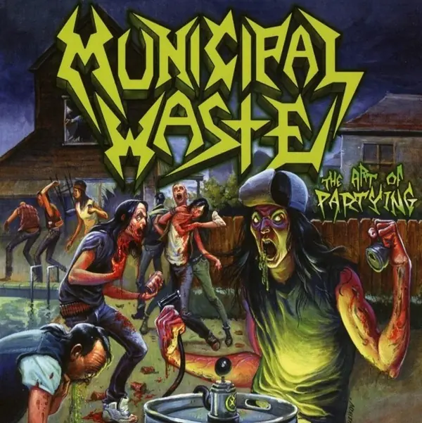 MUNICIPAL WASTE - The Art Of Partying · BLACK LP (Thrash Metal Vinyl) · Picture 1