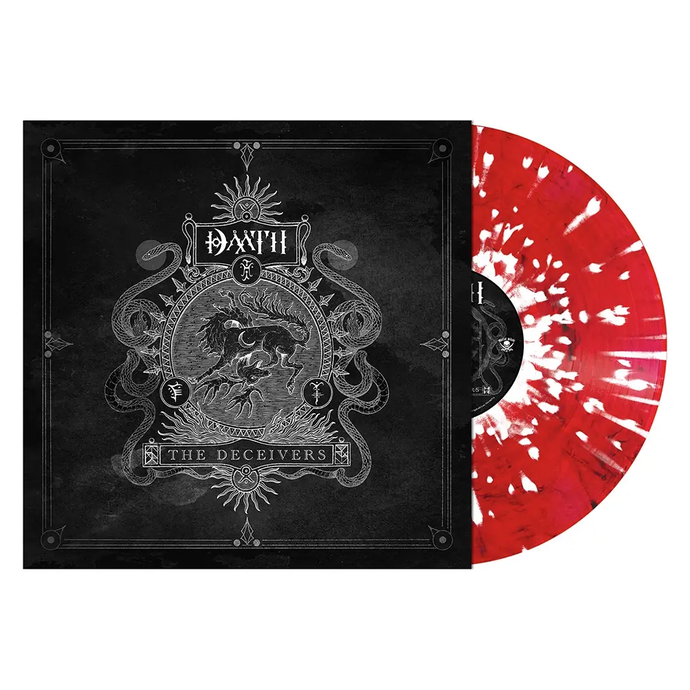 DAATH - The Deceivers · BLOOD RED/BLACK SMOKE/WHITE SPLATTER LP