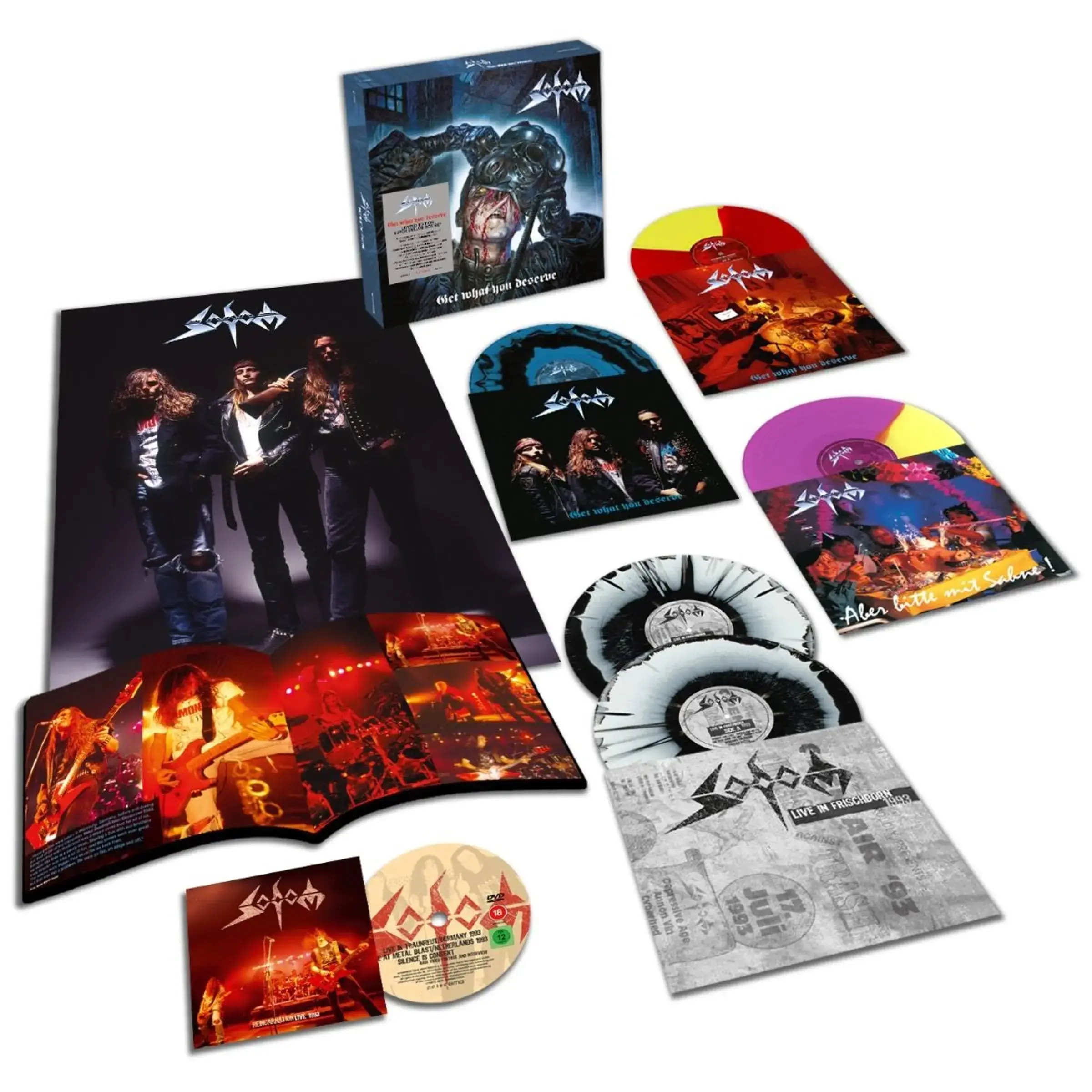 SODOM - Get What You Deserve · DELUXE BOXSET 5LP+DVD (Metal Vinyl)