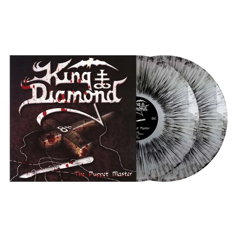 KING DIAMOND - The Puppet Master · SILVER BLACK DUST 2LP
