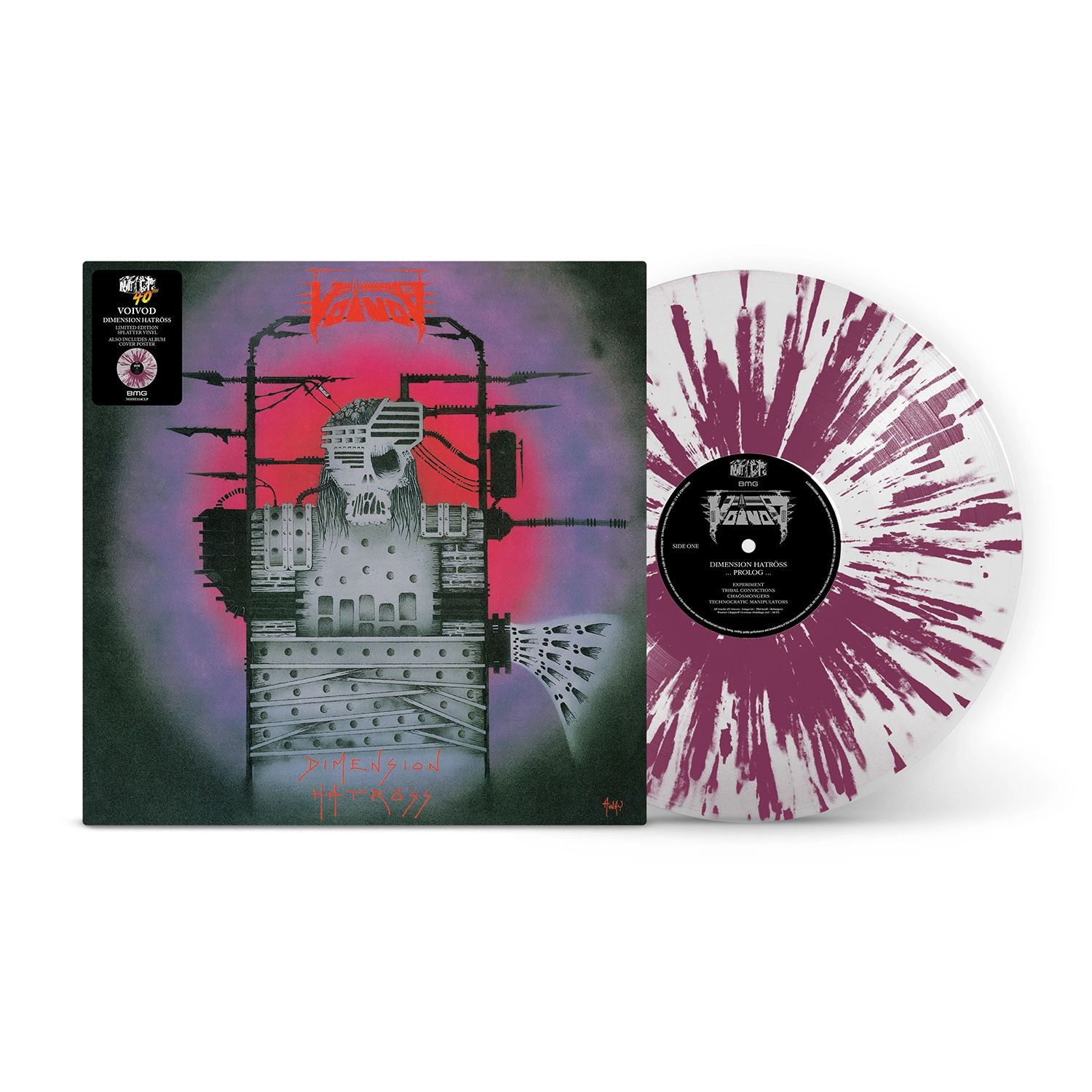 VOIVOD - Dimension Hatross · CLEAR/PURPLE SPLATTER LP (Progressive Metal/Thrash Metal Vinyl)